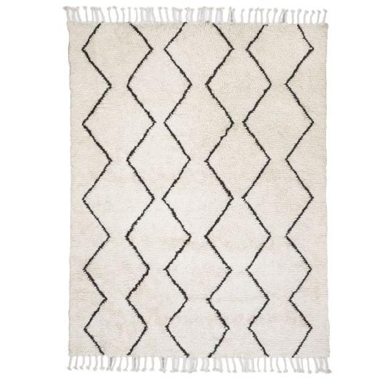West Elm Souk Wool Area Rug in Ivory - image-0