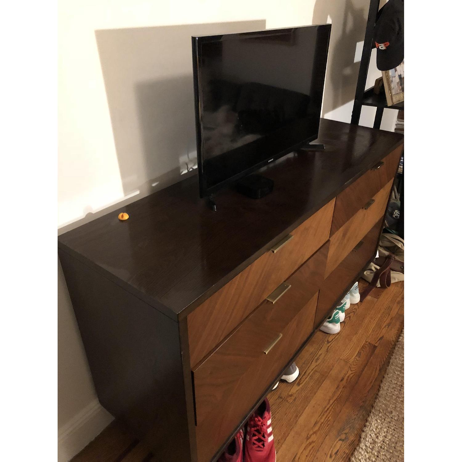 Pottery Barn Mid Century Modern 6 Drawer Dresser - image-2