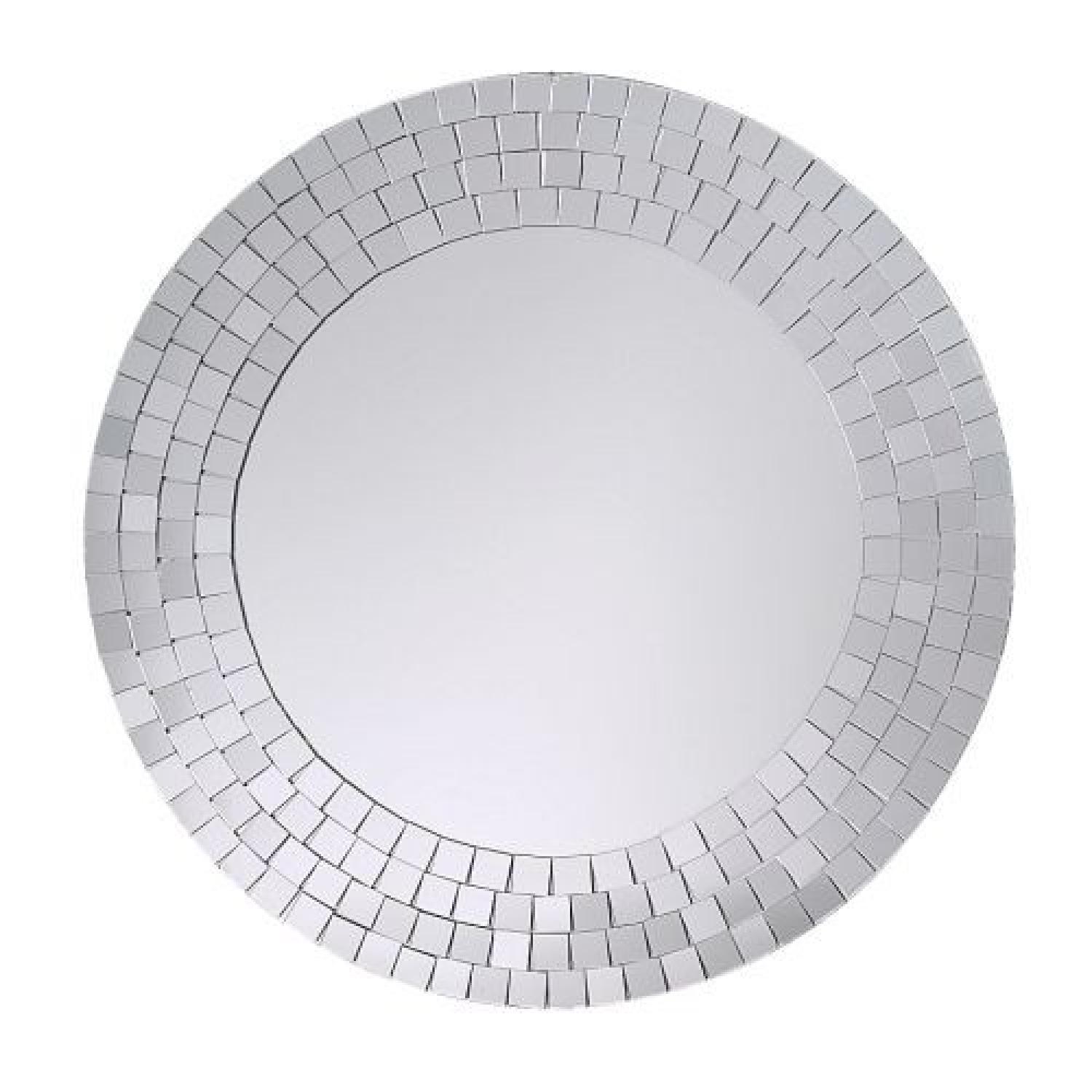 Round Mosaic Mirror - image-0