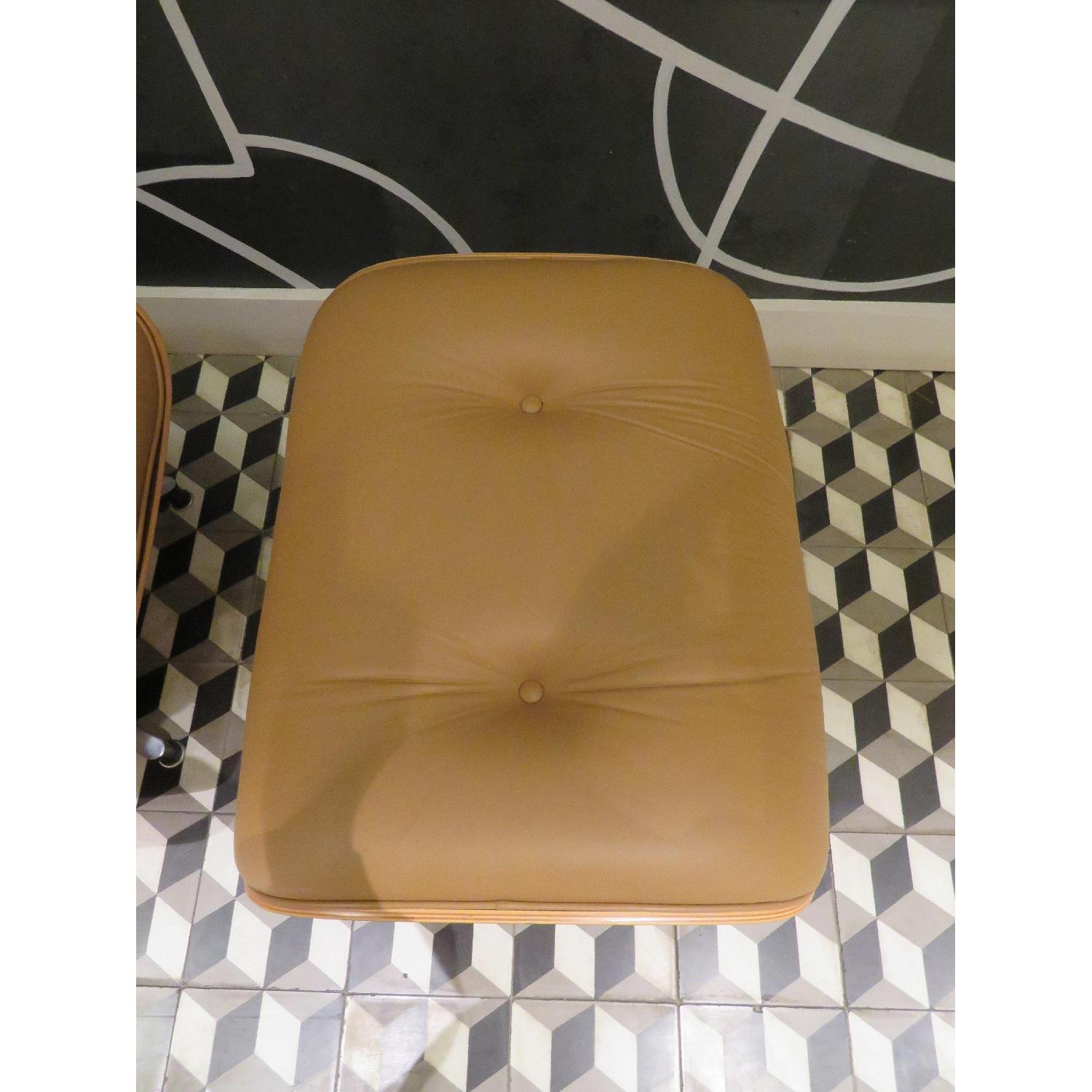 Herman Miller Lounge Chair & Ottoman in Tobacco & Walnut - image-5