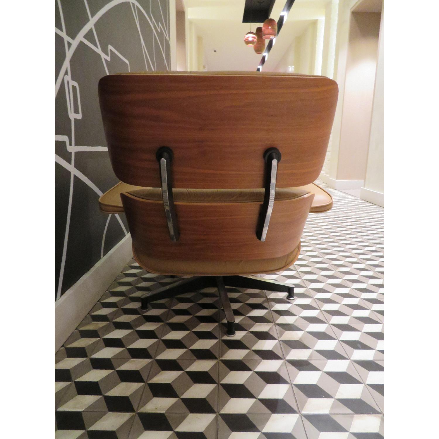 Herman Miller Lounge Chair & Ottoman in Tobacco & Walnut - image-6