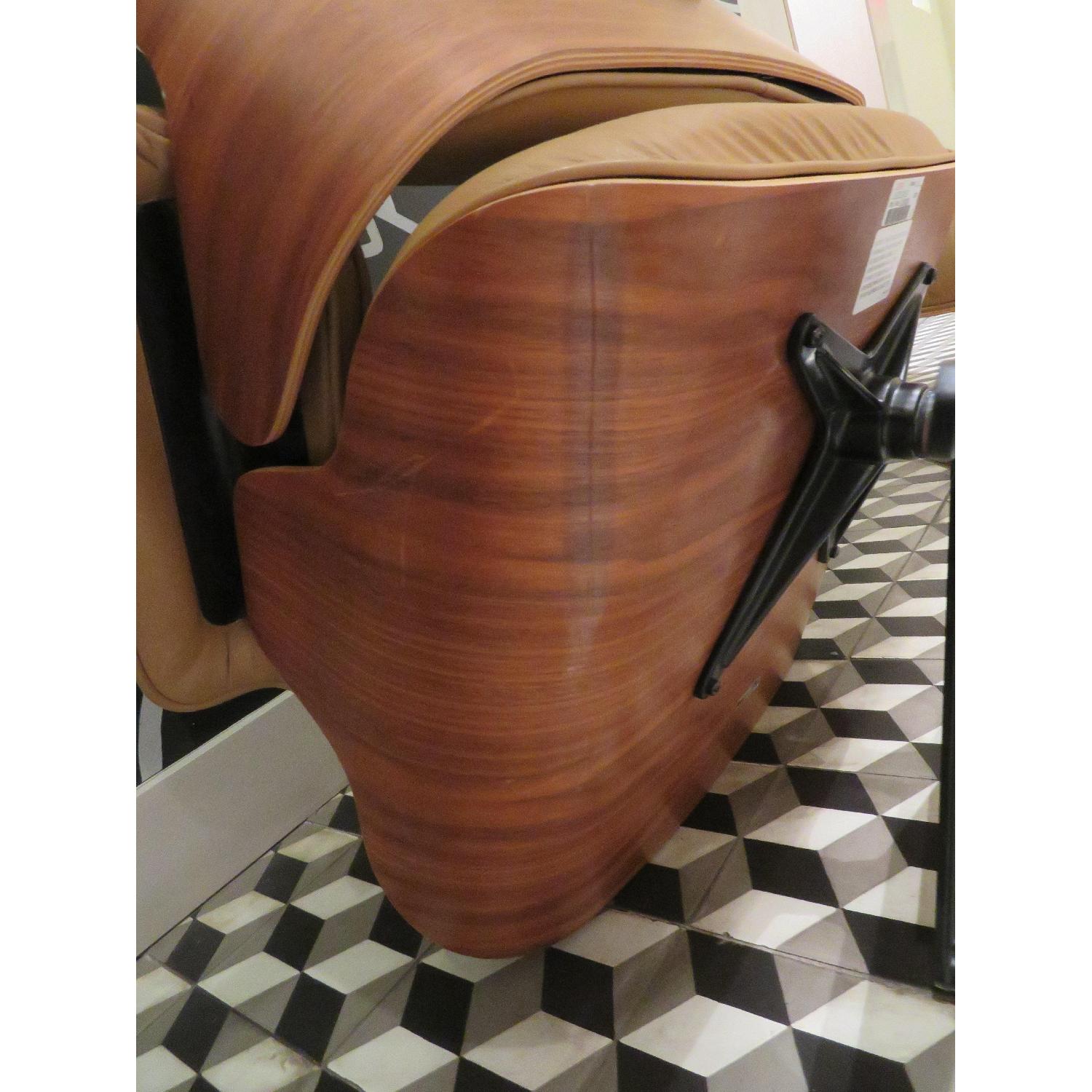 Herman Miller Lounge Chair & Ottoman in Tobacco & Walnut - image-8