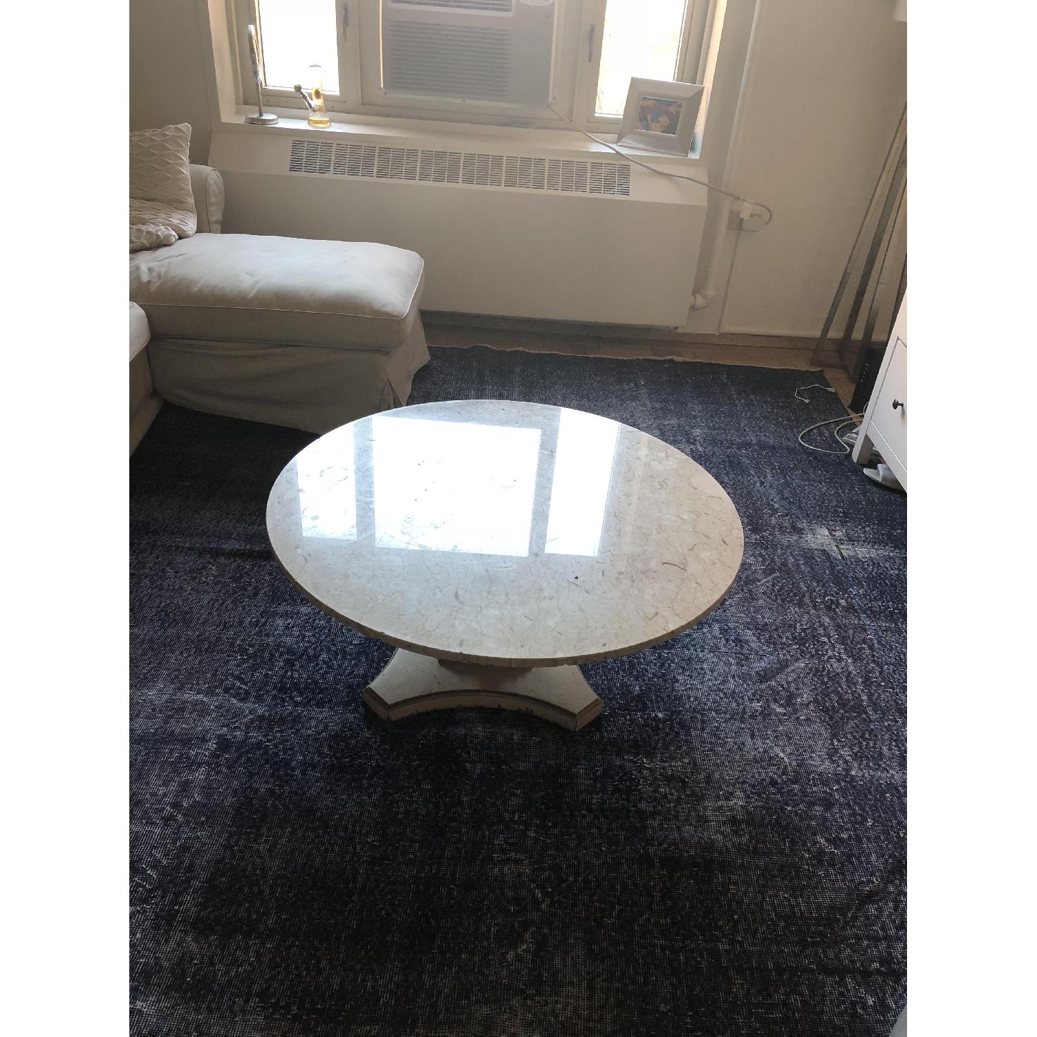 Antique Marble Coffee Table AptDeco