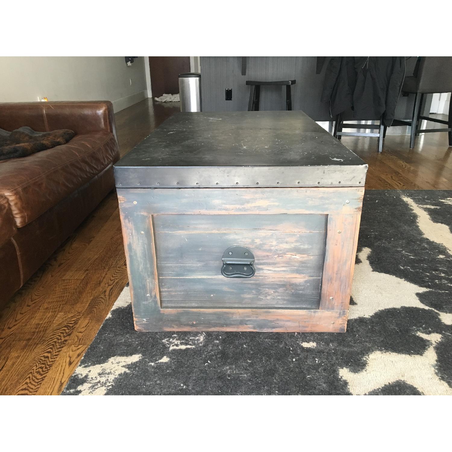 Pottery Barn Trunk Coffee Table w/ Storage AptDeco