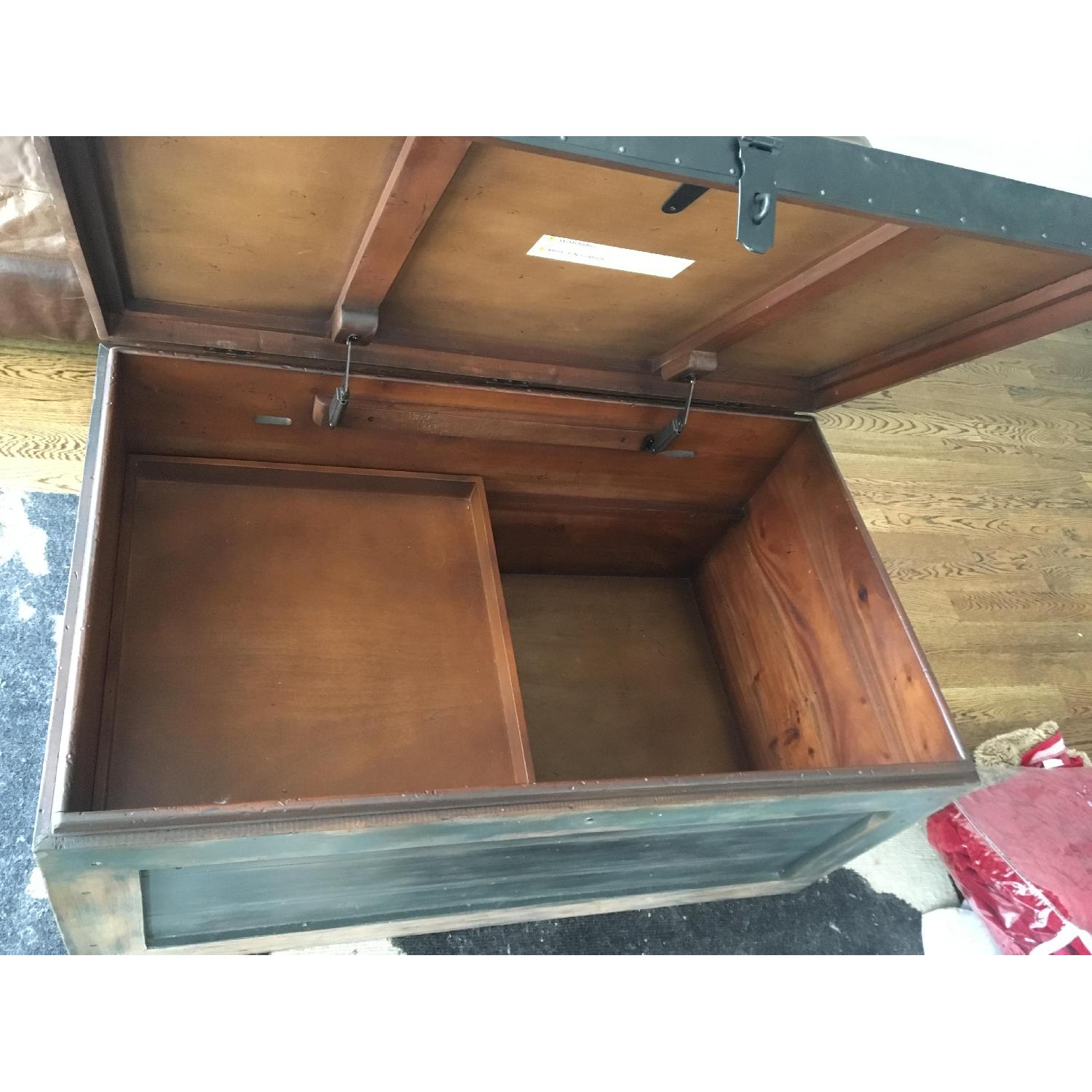 Pottery Barn Trunk Coffee Table w/ Storage - image-4