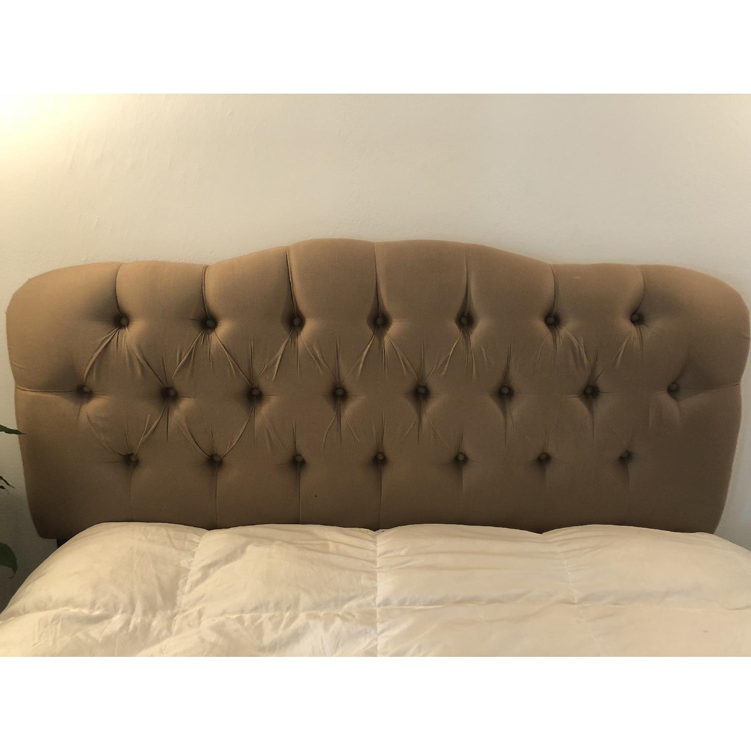 Skyline Furniture Queen Gold Tufted Headboard - image-3
