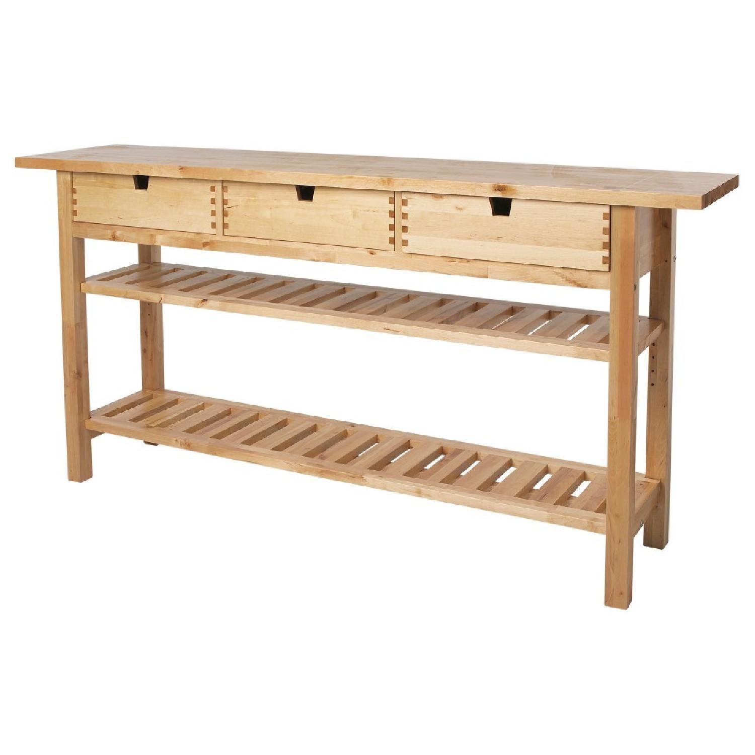 IKEA NORDEN 専用 NORDEN gateleg table, birch, 101/4/35/597/8x311/2