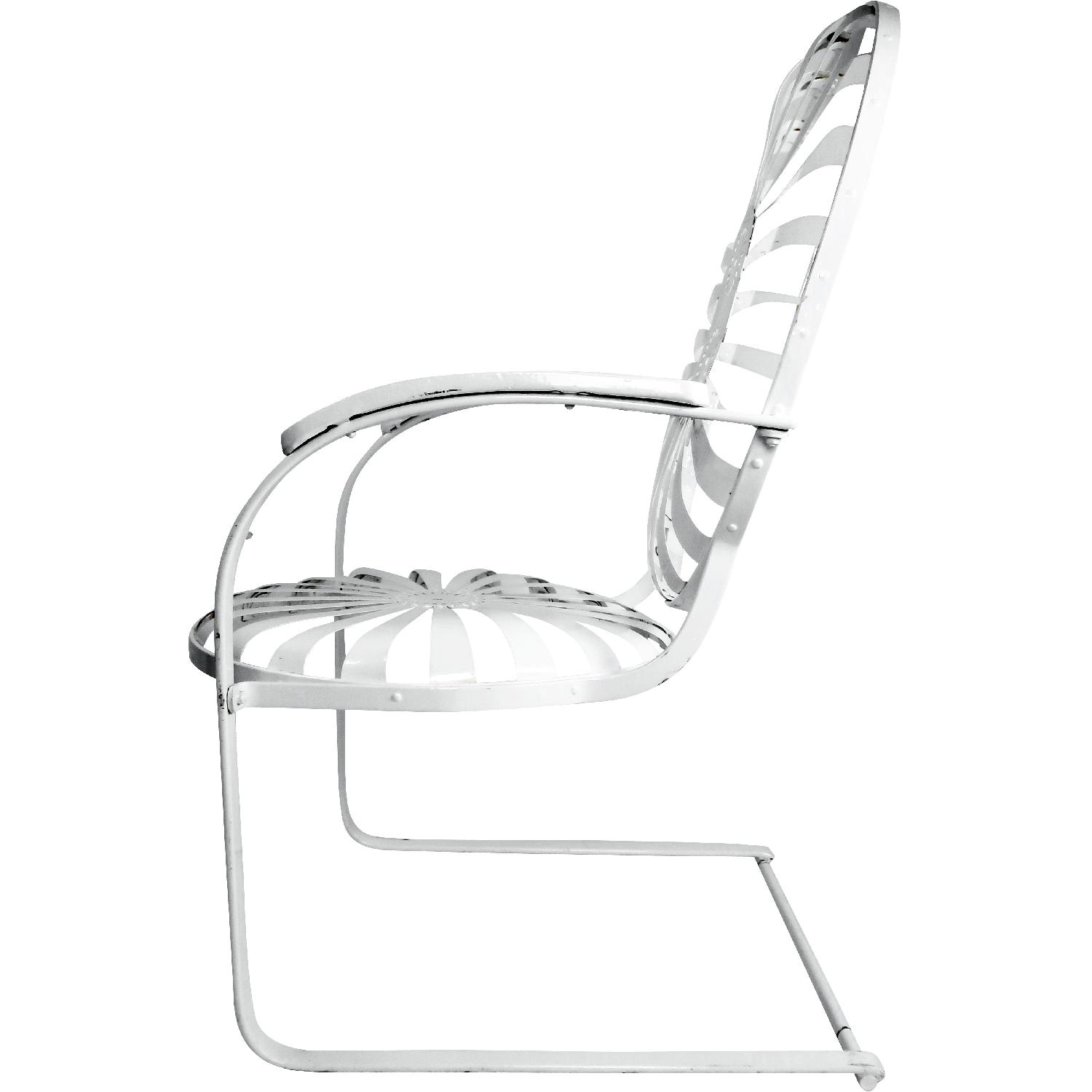 Francois Carre Vintage Sunburst Cantilevered Chair - image-7