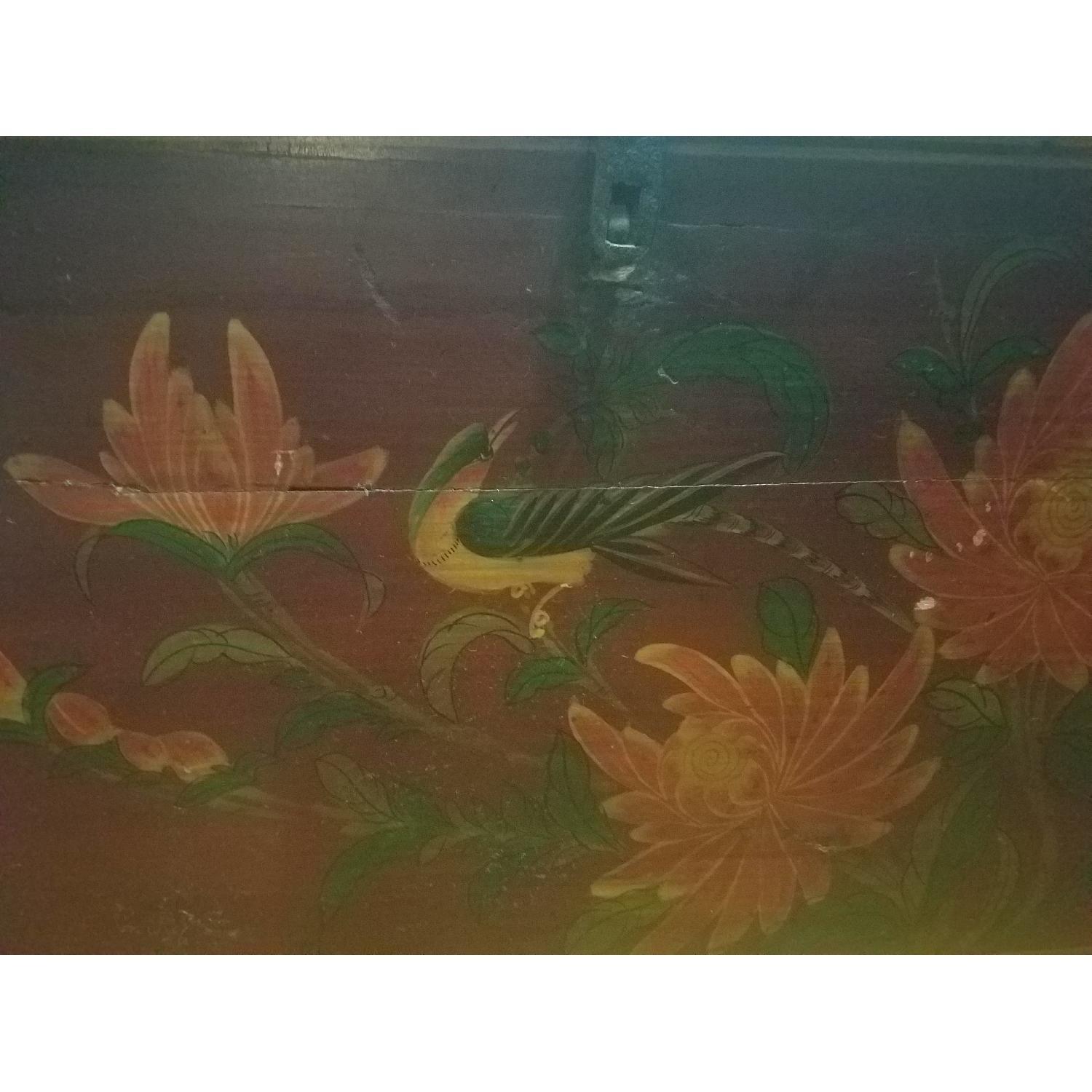 Antique Chinese Trunk/Coffee Table - image-1