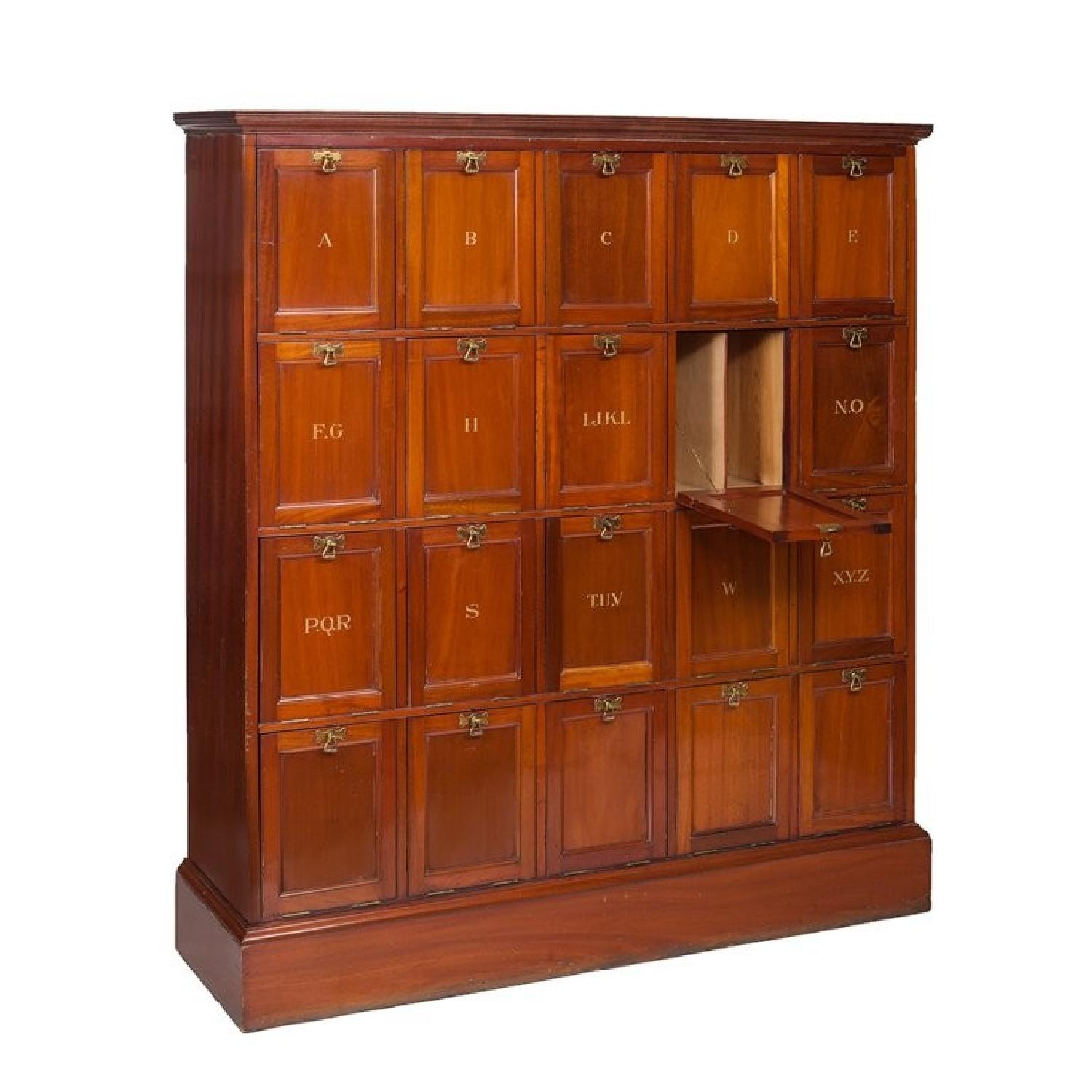 Antique Mahogany Barristers AptDeco