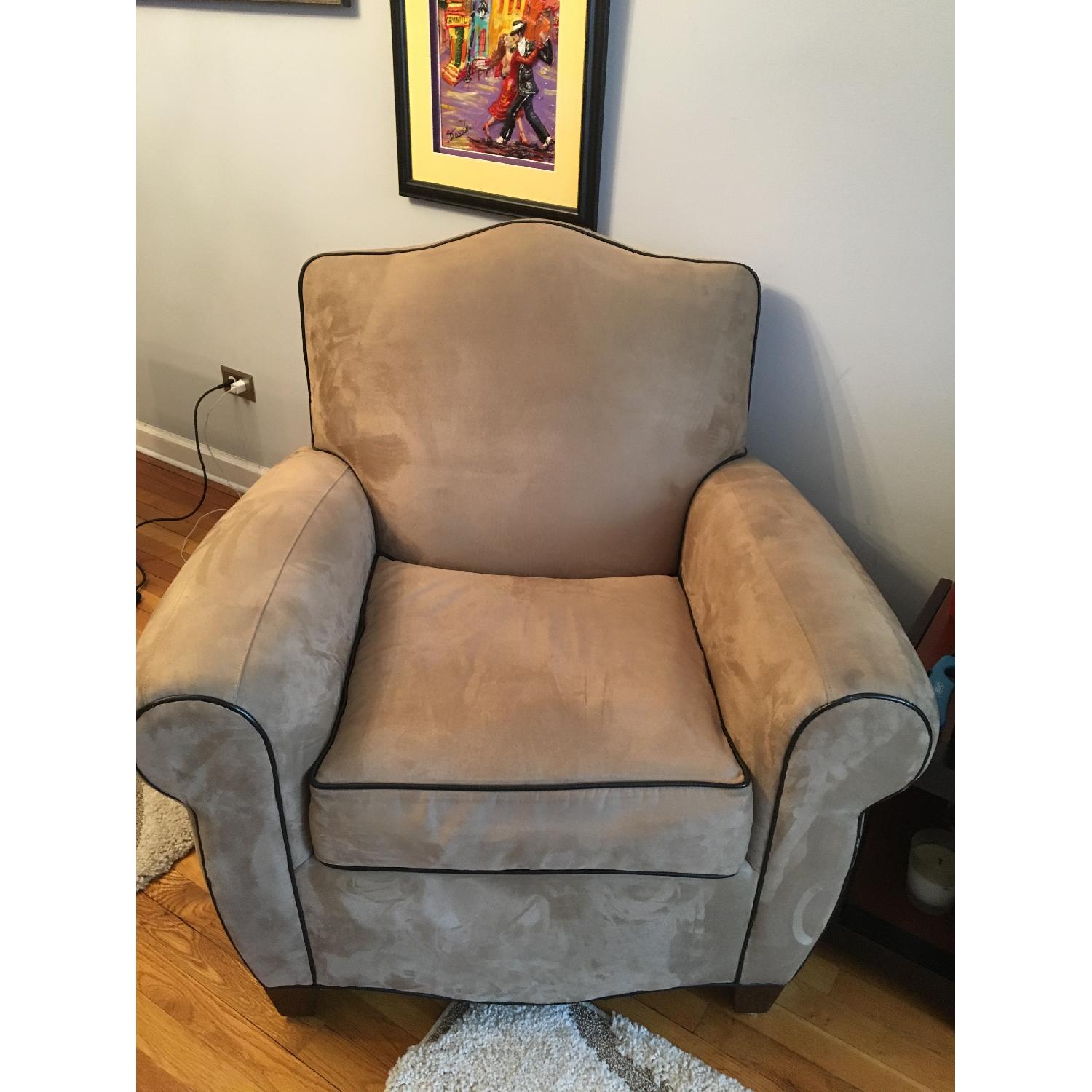 American Signature Furniture Microsuede Accent Chair - image-1