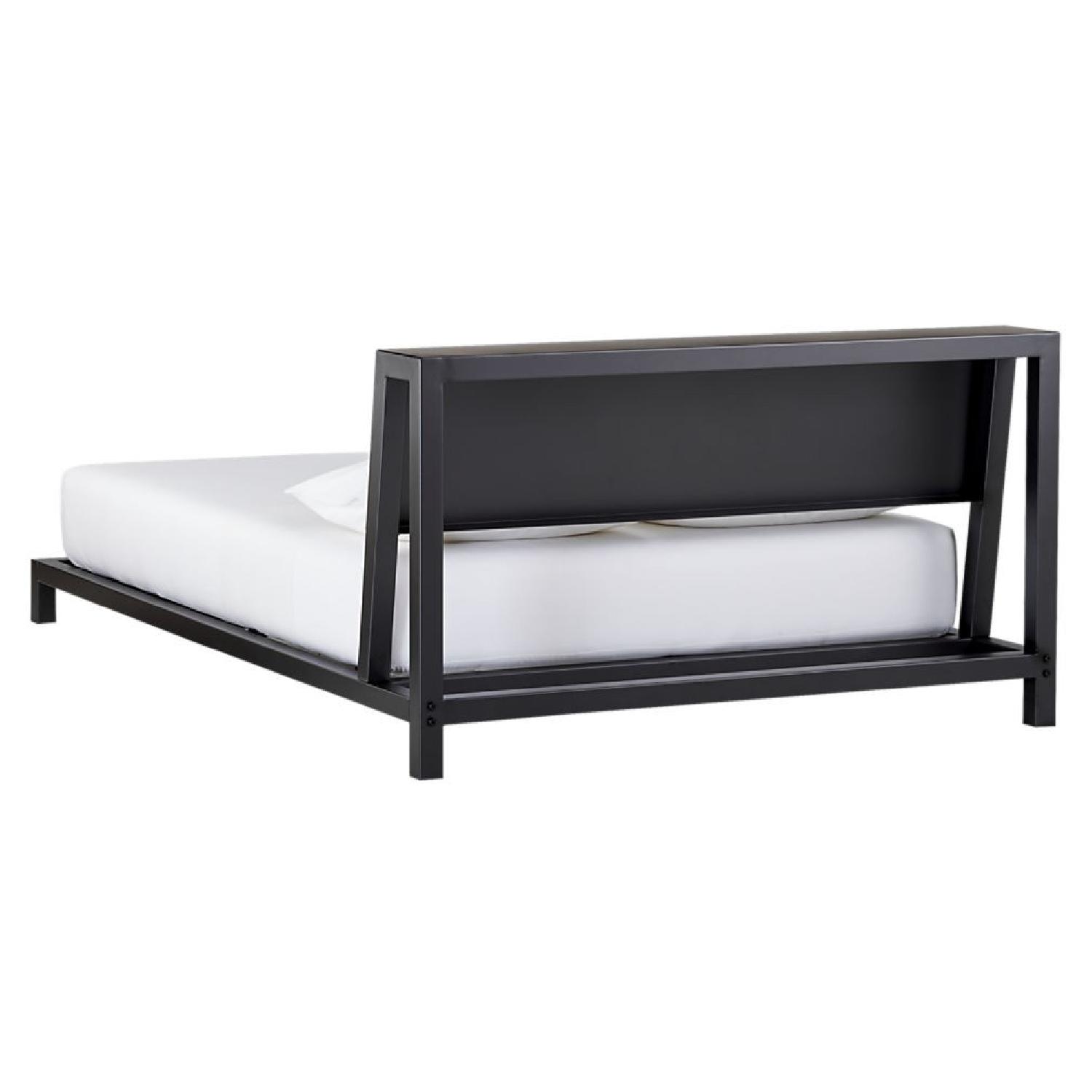 CB2 Queen Metal Bed AptDeco