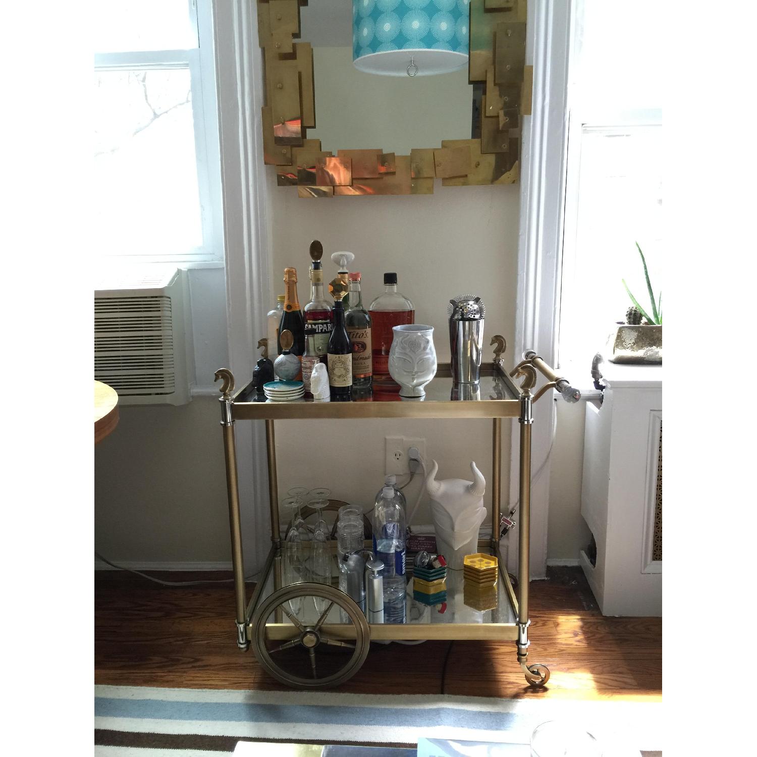 Jonathan Adler Mid Century Modern Bar Cart - image-3