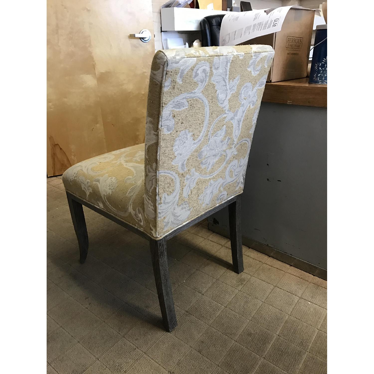 Custom Dining Chair in Beige Fabric - image-2