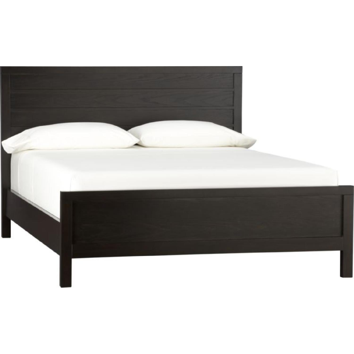 Crate & Barrel Ledge Queen Bed in Java - image-0