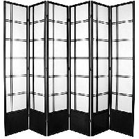 Paravento Giapponese Shoji A Doppia Croce – 4 Ante In Legno Di Abete – Design Orientale – Finitura Miele - 5