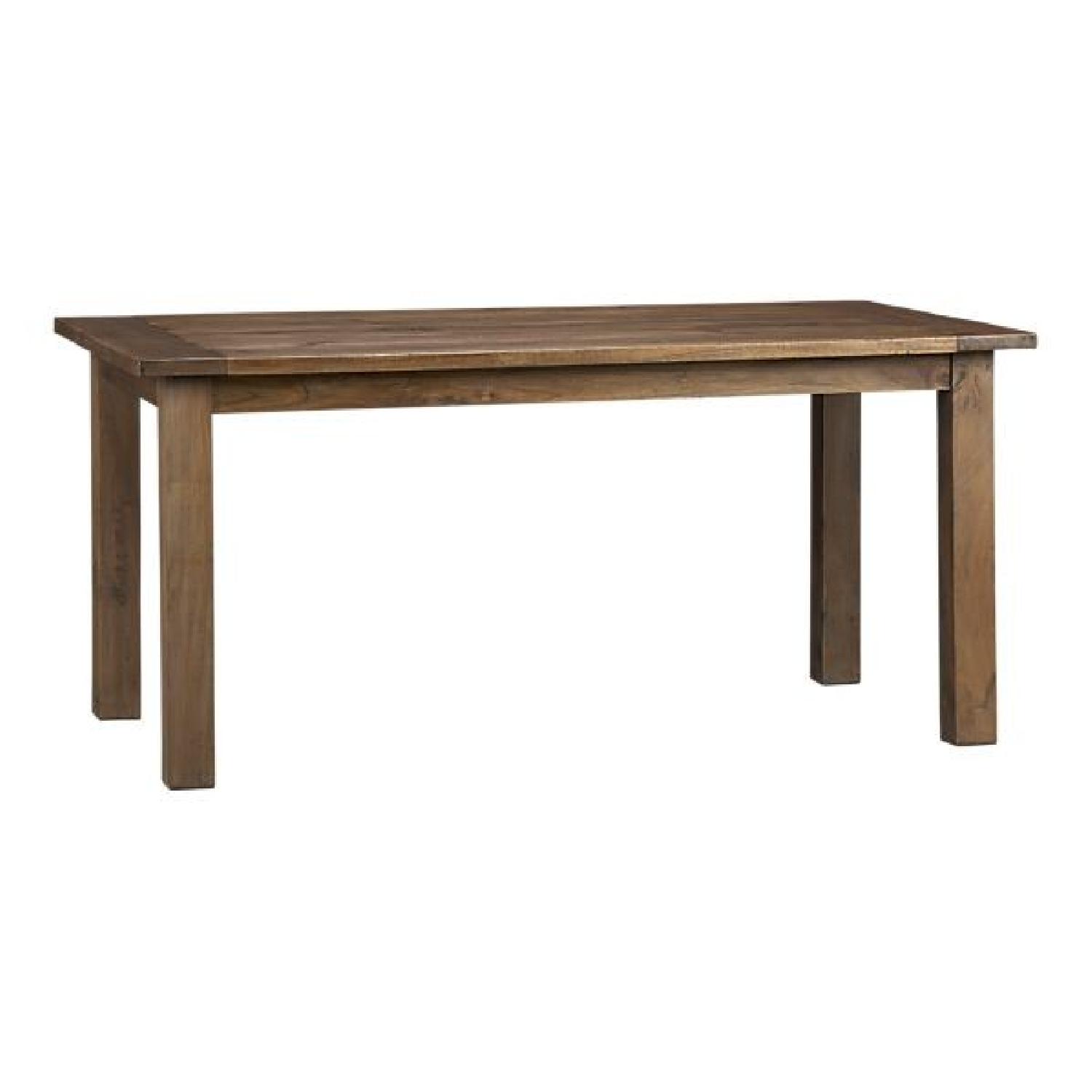 Crate & Barrel Terravida Teak Wood Dining Table AptDeco