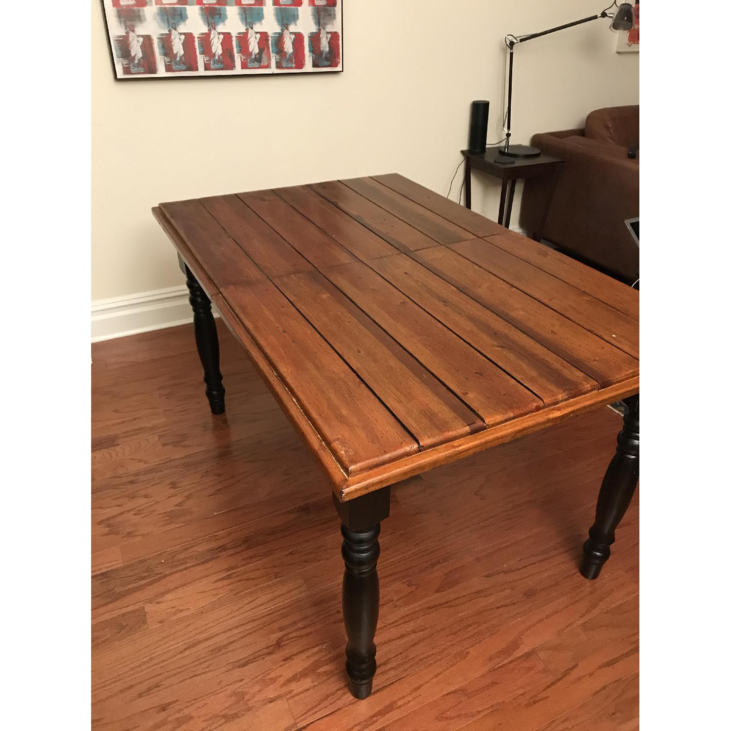Solid Wood Extendable Dining Table - AptDeco