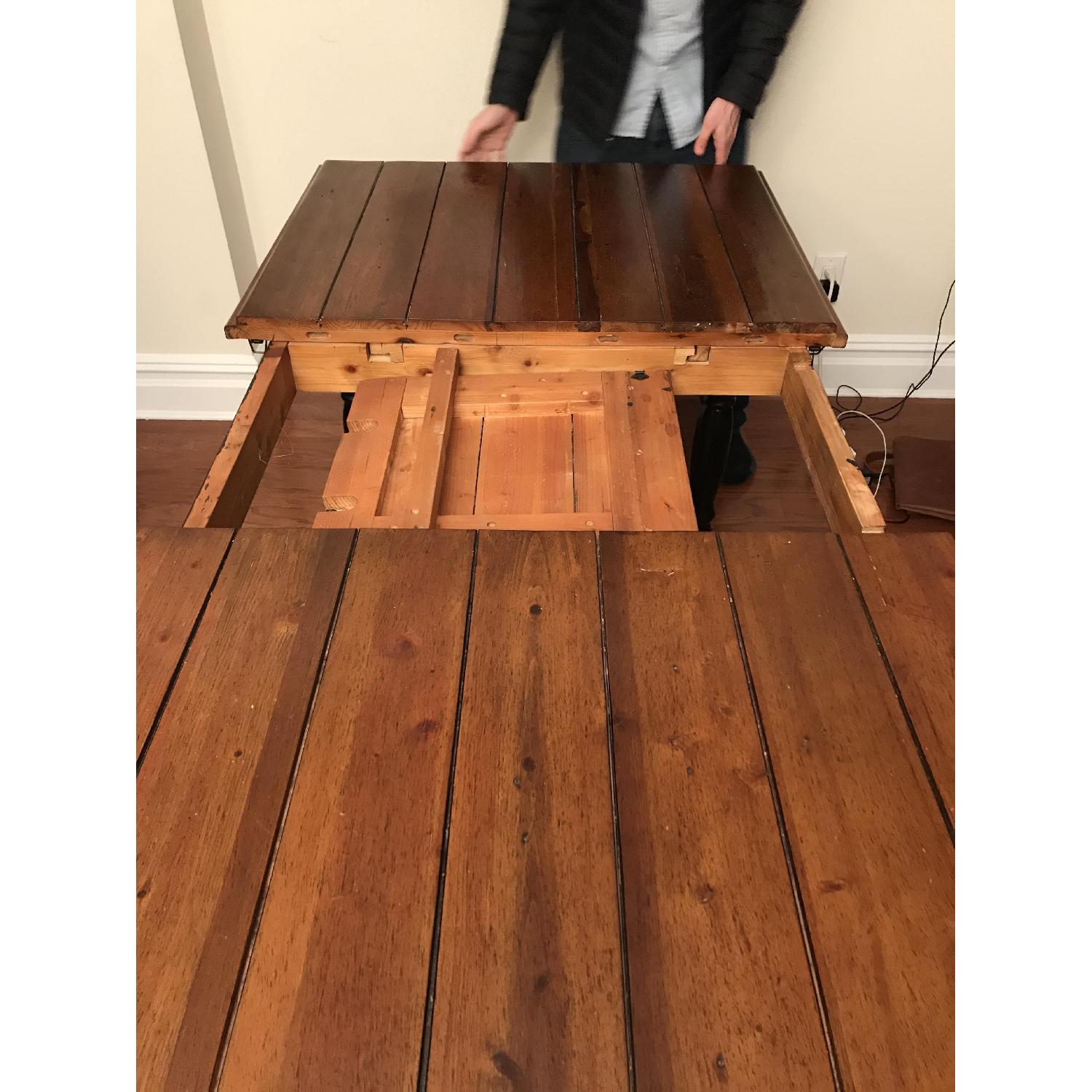 Solid Wood Extendable Dining Table - AptDeco