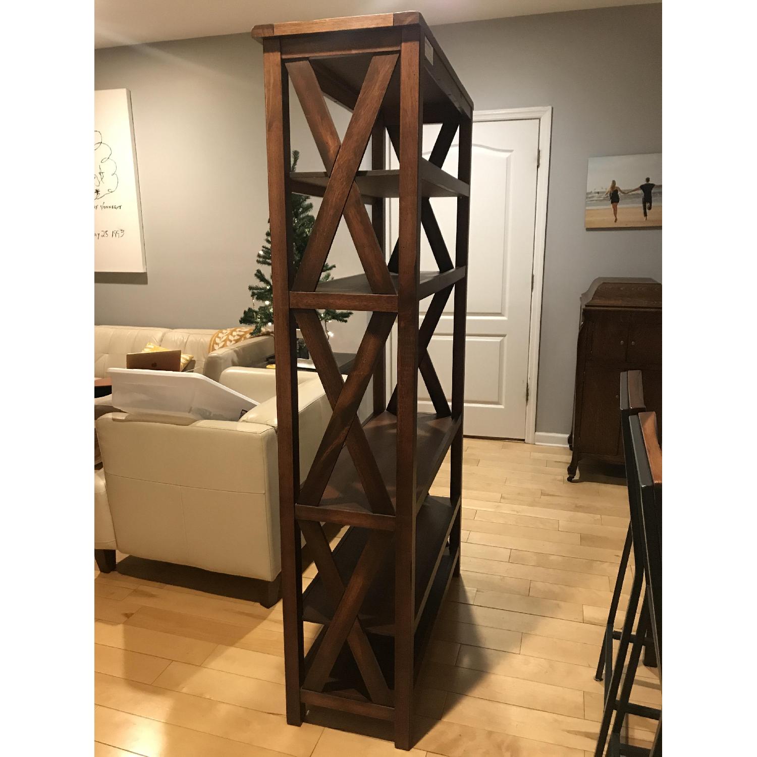 World Market Solid Wood Bookshelf - image-1