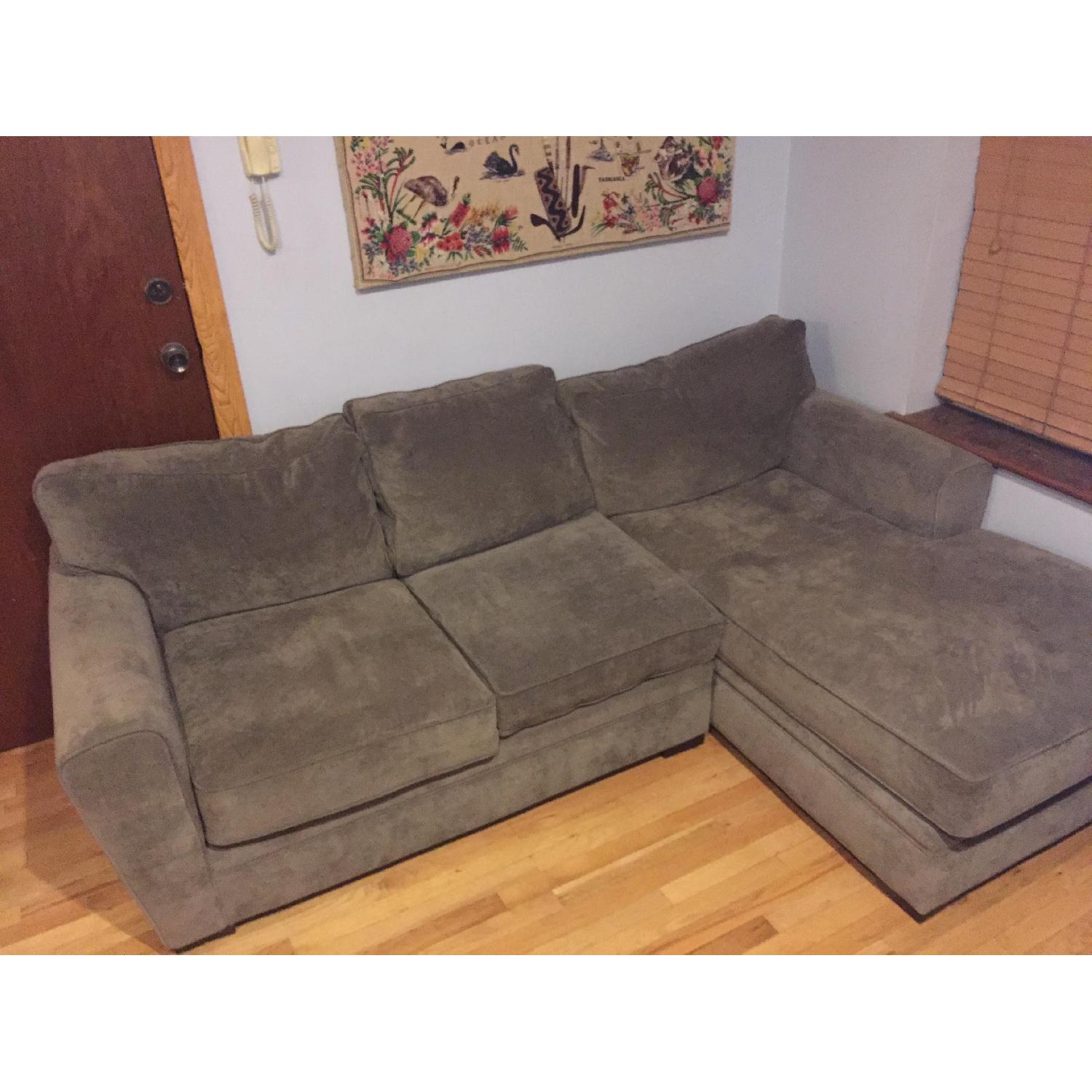 Raymour & Flanigan Artemis II 2 Piece Sectional Sofa - AptDeco