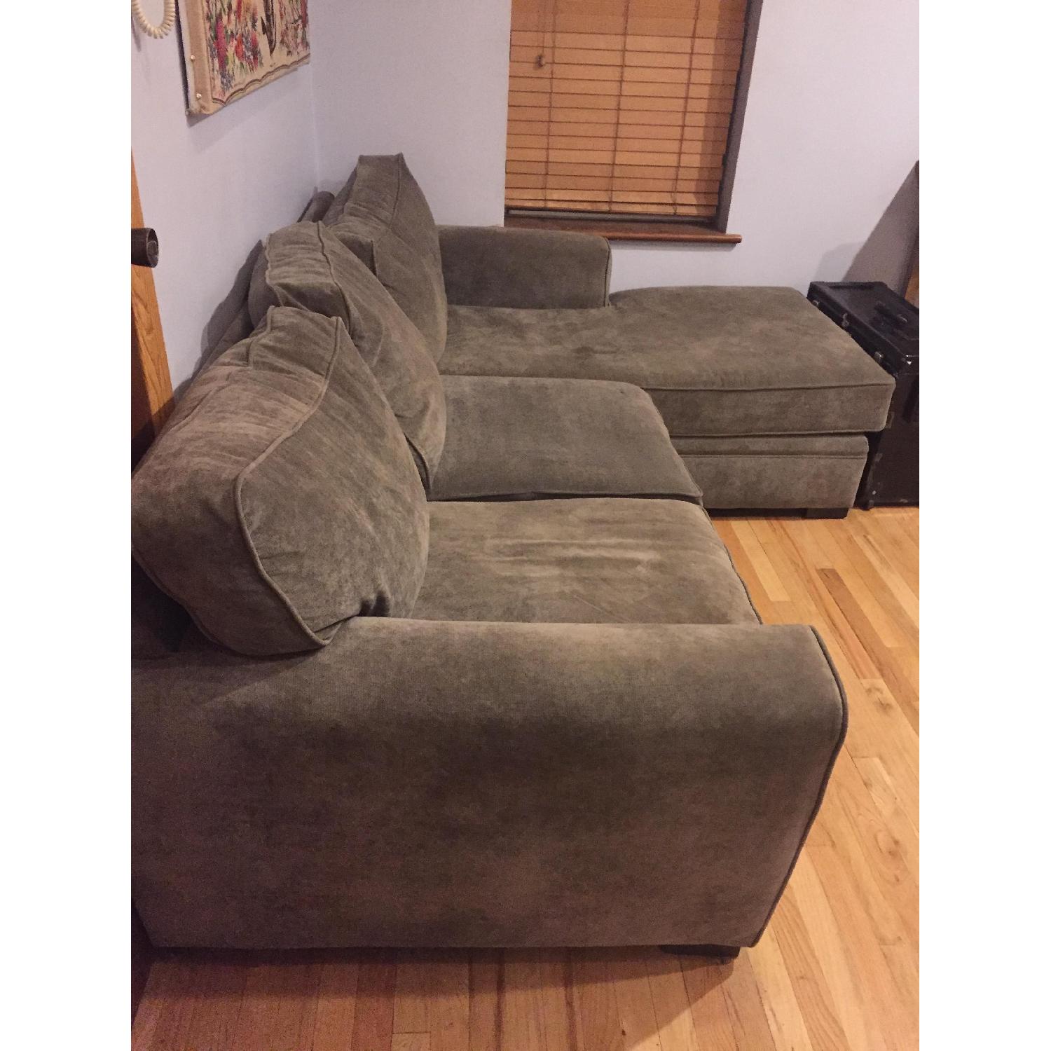 Raymour & Flanigan Artemis II 2 Piece Sectional Sofa - AptDeco