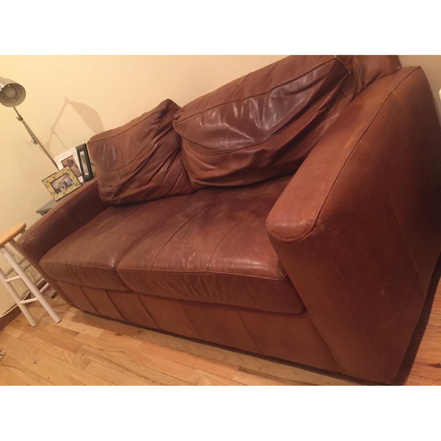 Klaussner Furniture Homestead Leather Sofa - image-3