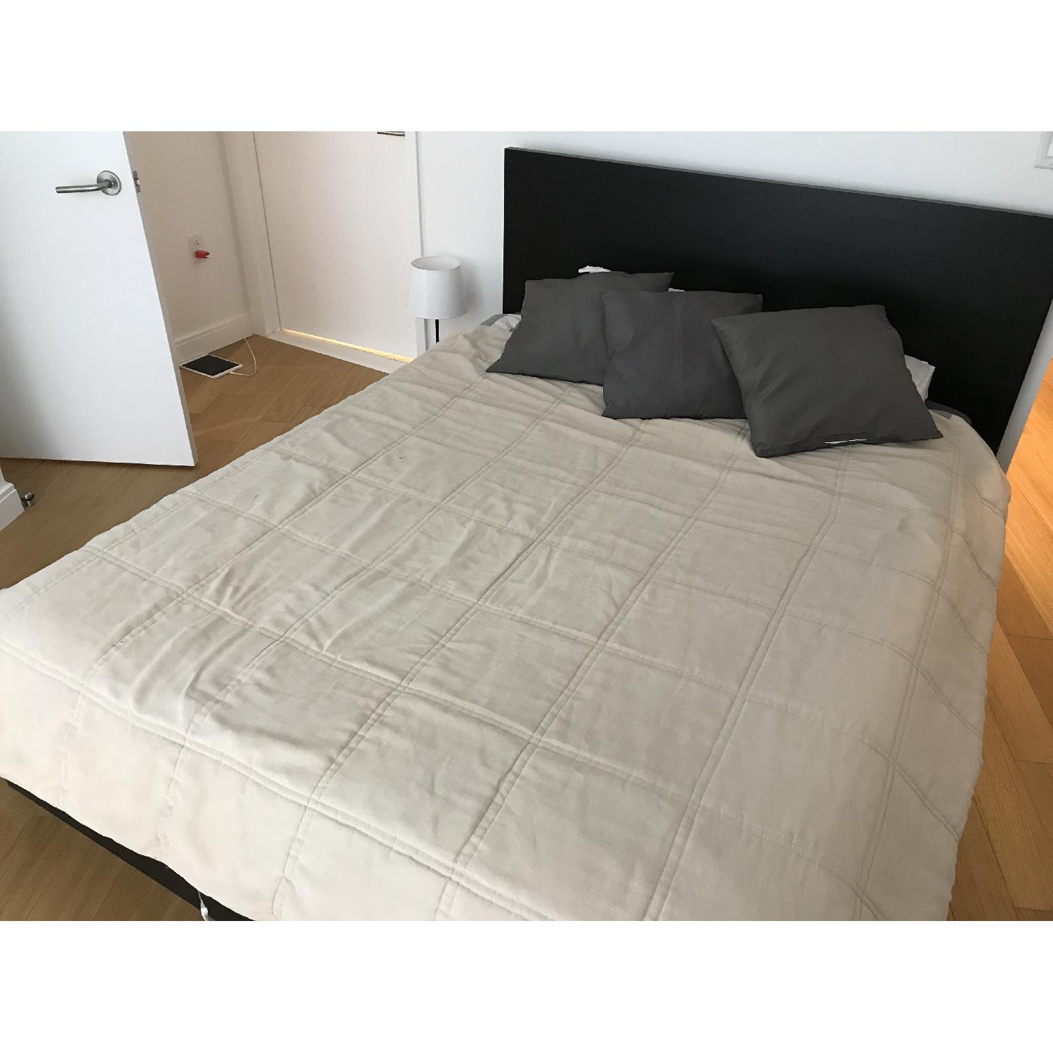 Ikea Malm High Queen Size Storage Bed Frame AptDeco