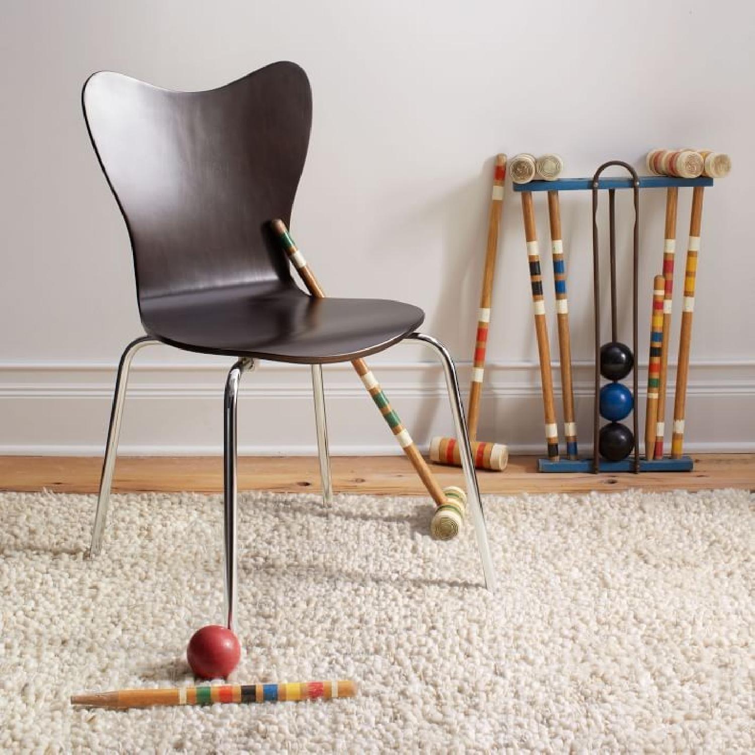West Elm Scoop-Back Chair in Chocolate - image-4