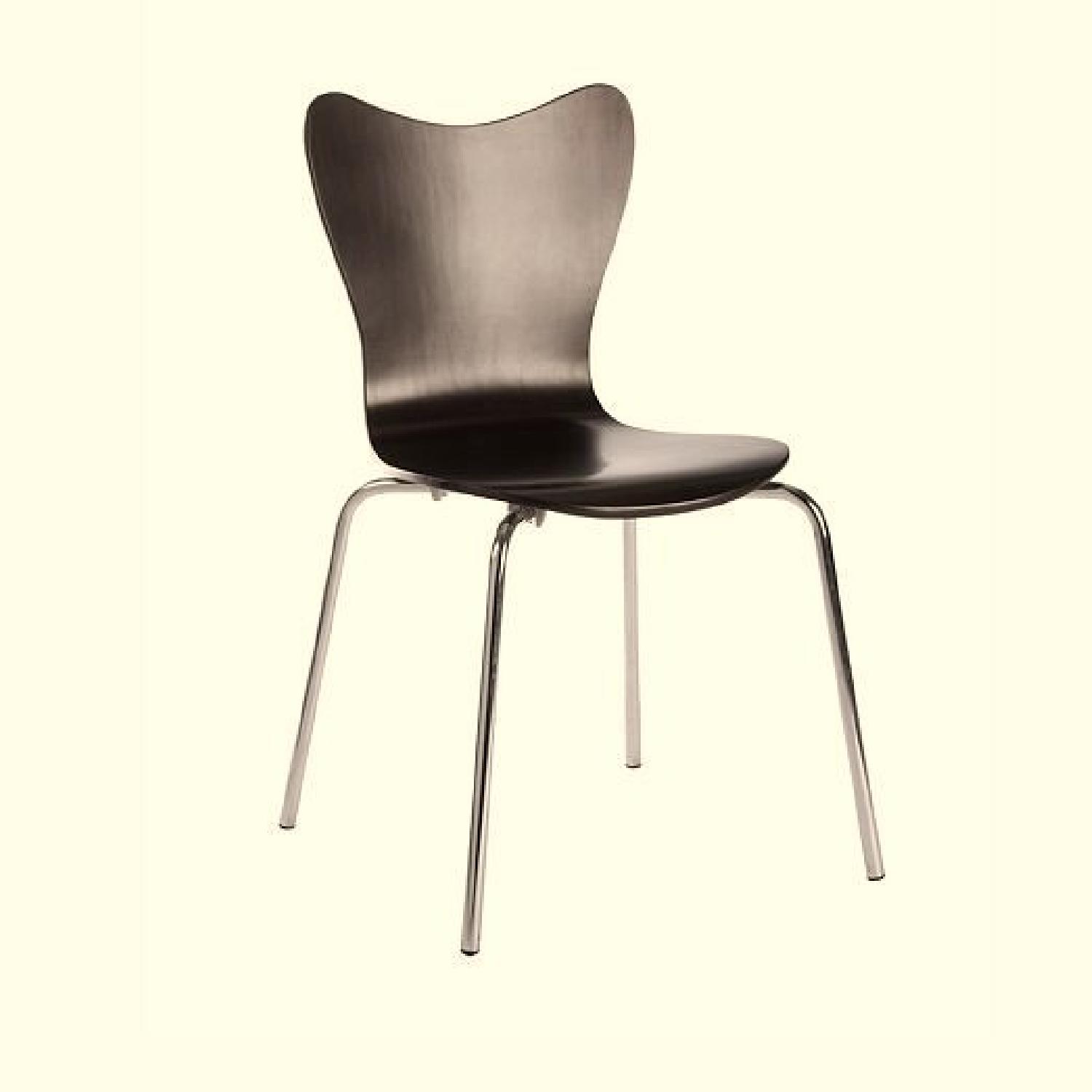West Elm Scoop-Back Chair in Chocolate - image-5