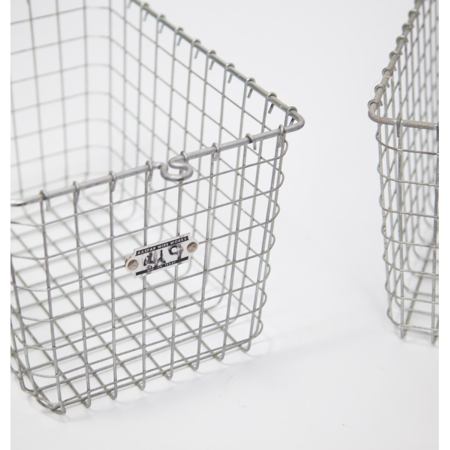 Vintage Kaspar Wire Works Basket - image-2