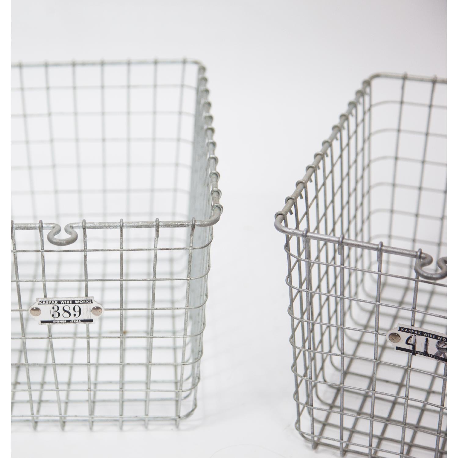 Vintage Kaspar Wire Works Basket - image-3