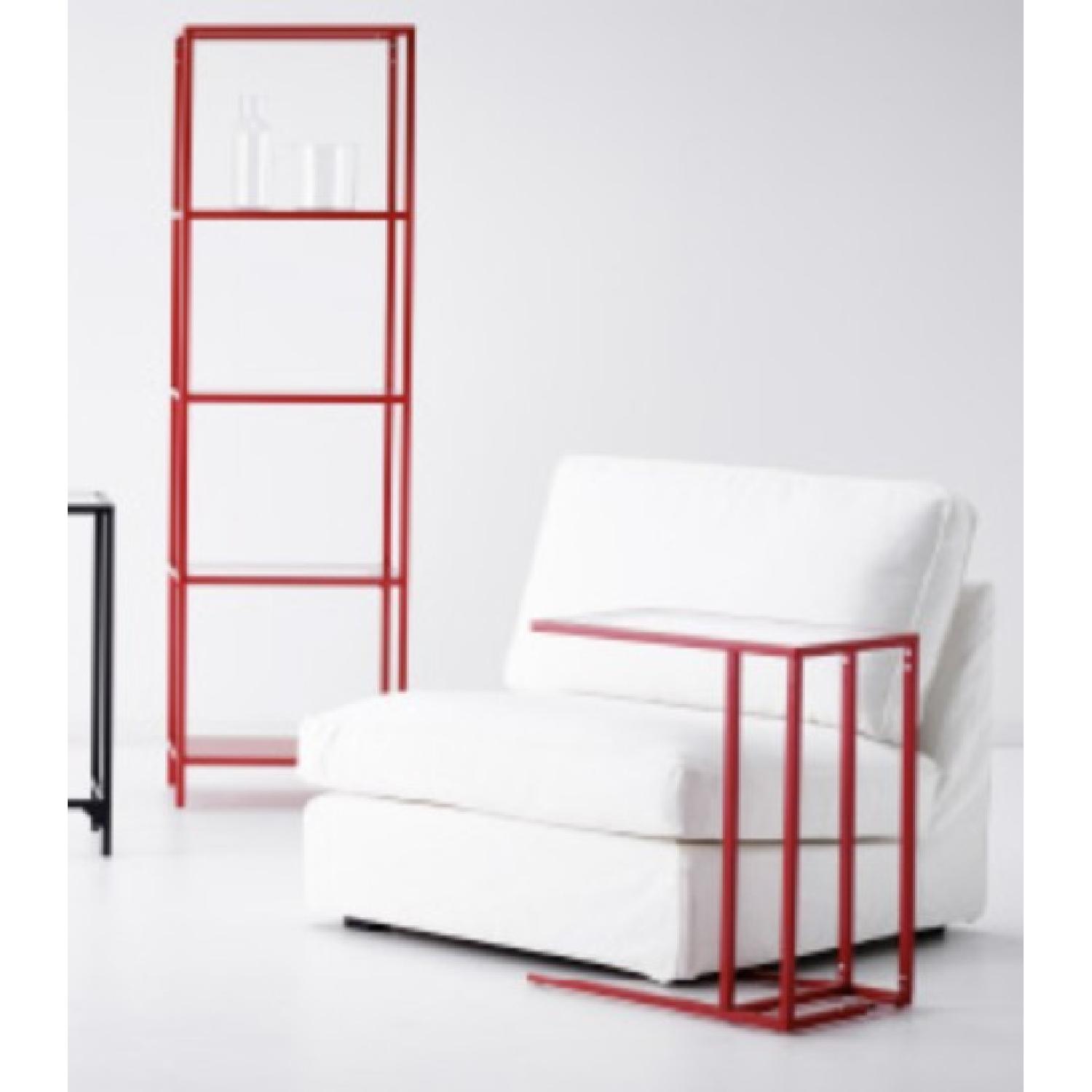 Ikea Vittsjo Shelf Unit in Red - image-2