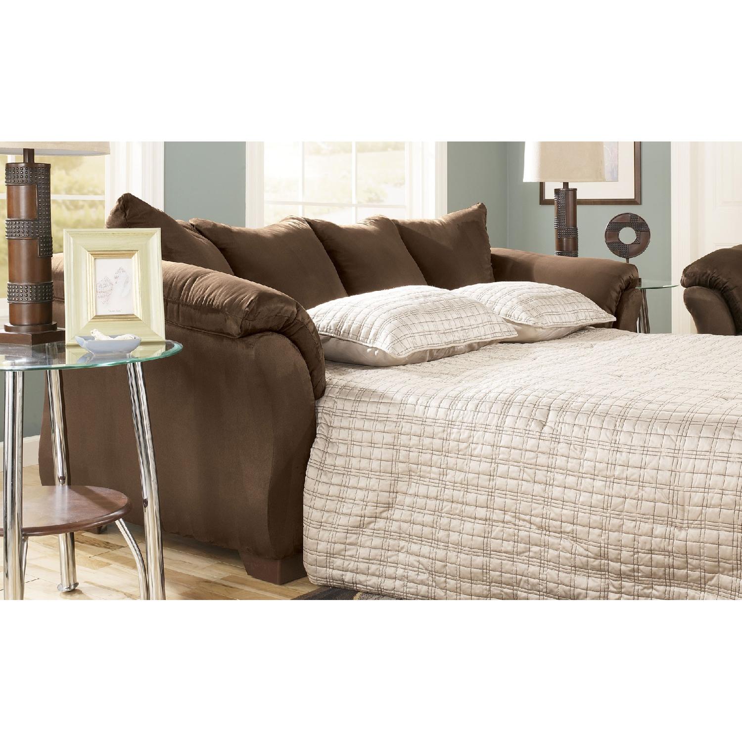 Ashley Darcy Cafe Full Sleeper Sofa - image-1