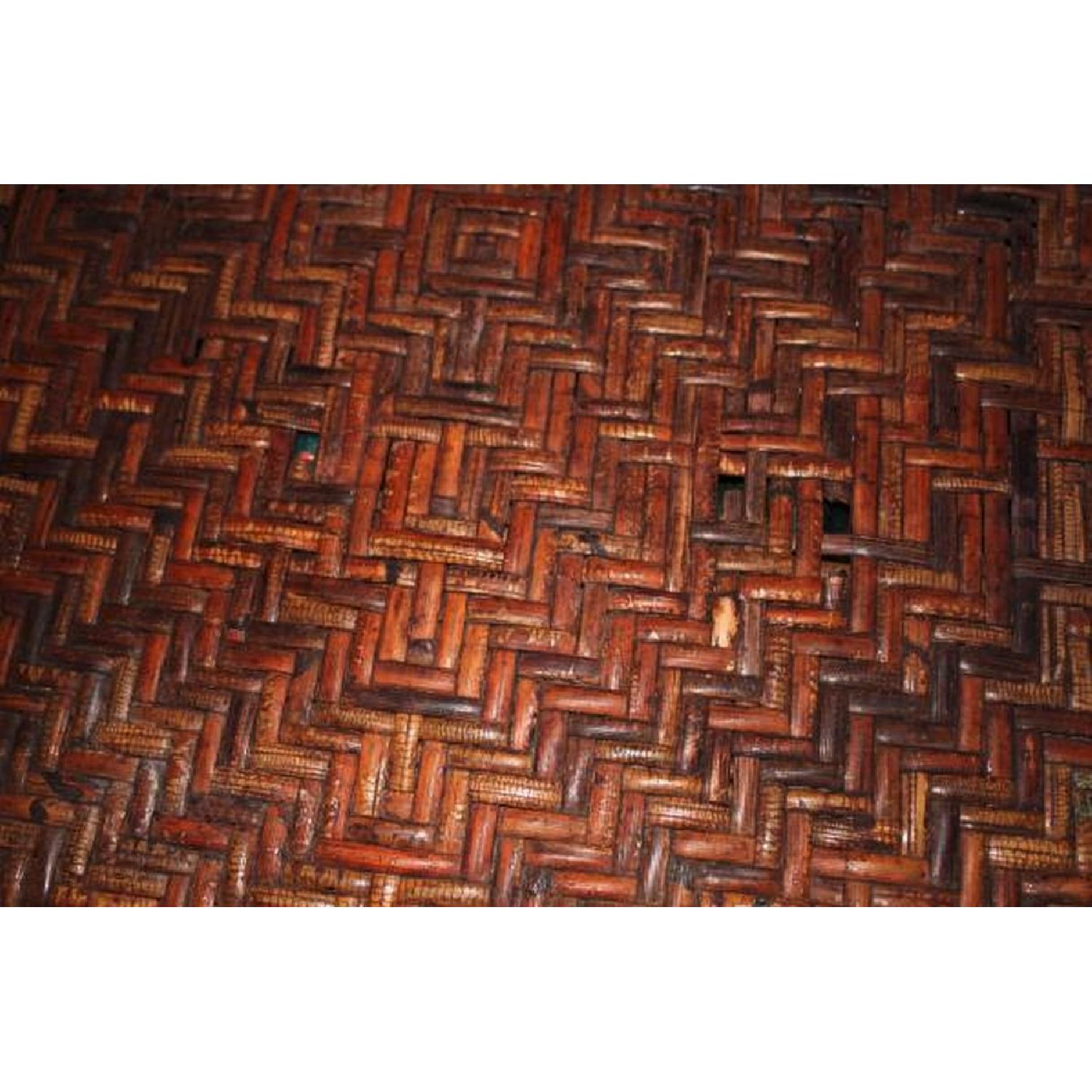 Vintage Woven Wicker Chest/Storage Trunk - image-3