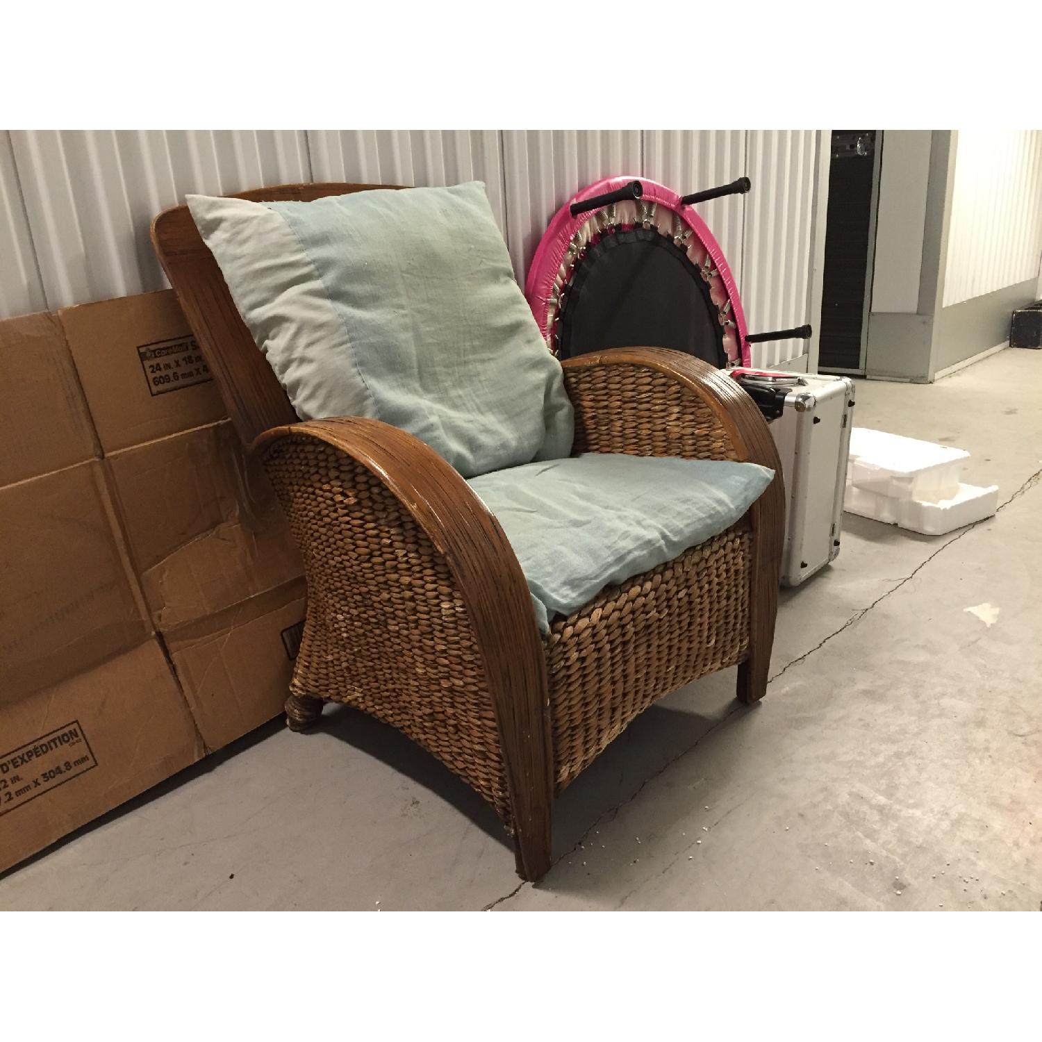 Pier 1 Imports Wicker Chair - image-1