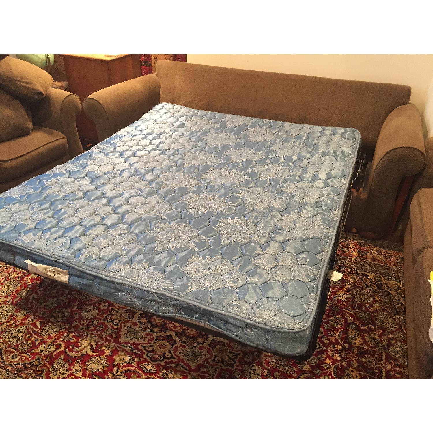 Bauhaus Queen Sofa Sleeper + Loveseat + Armchair - image-3