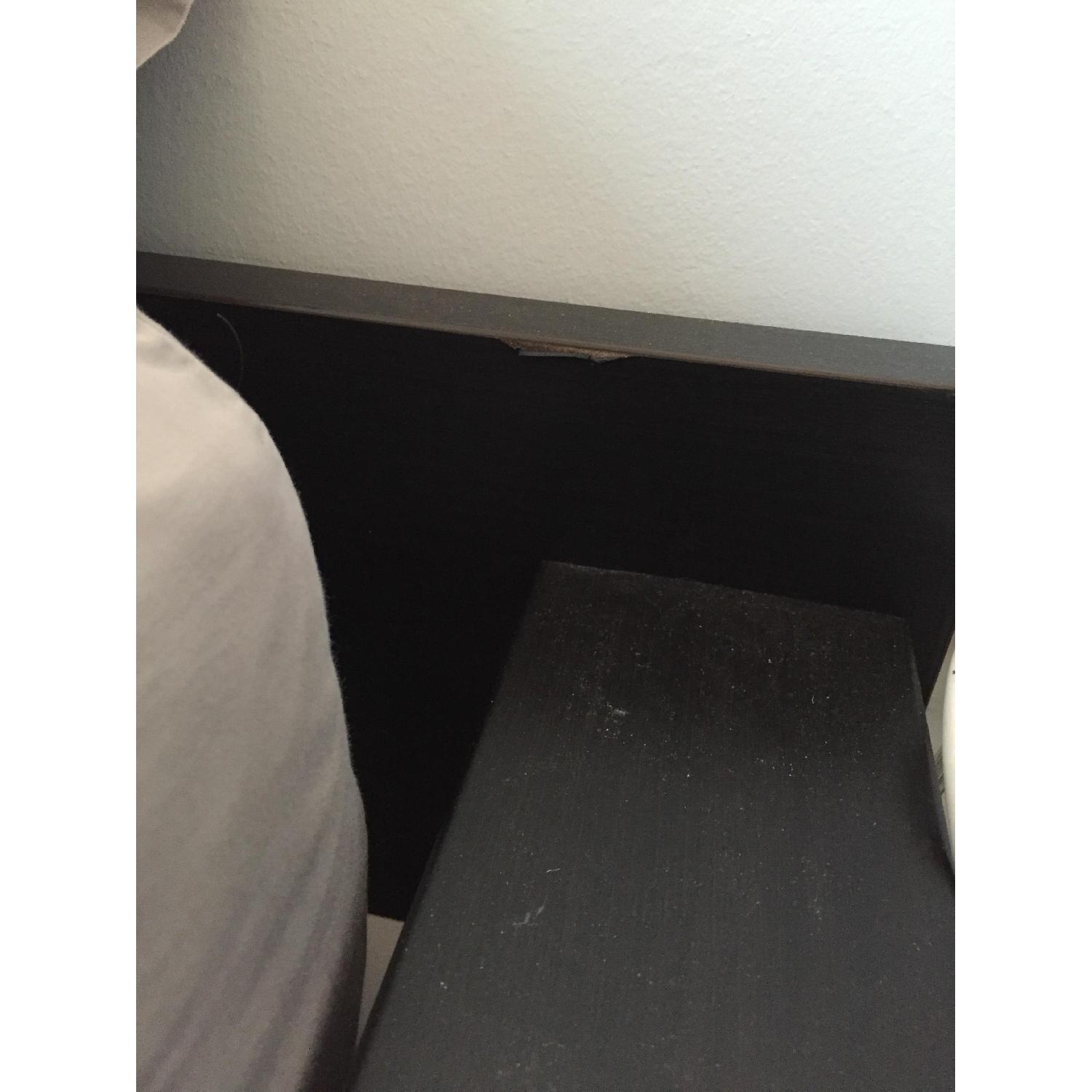 Ikea Hopen Queen Bed Frame in BlackBrown AptDeco