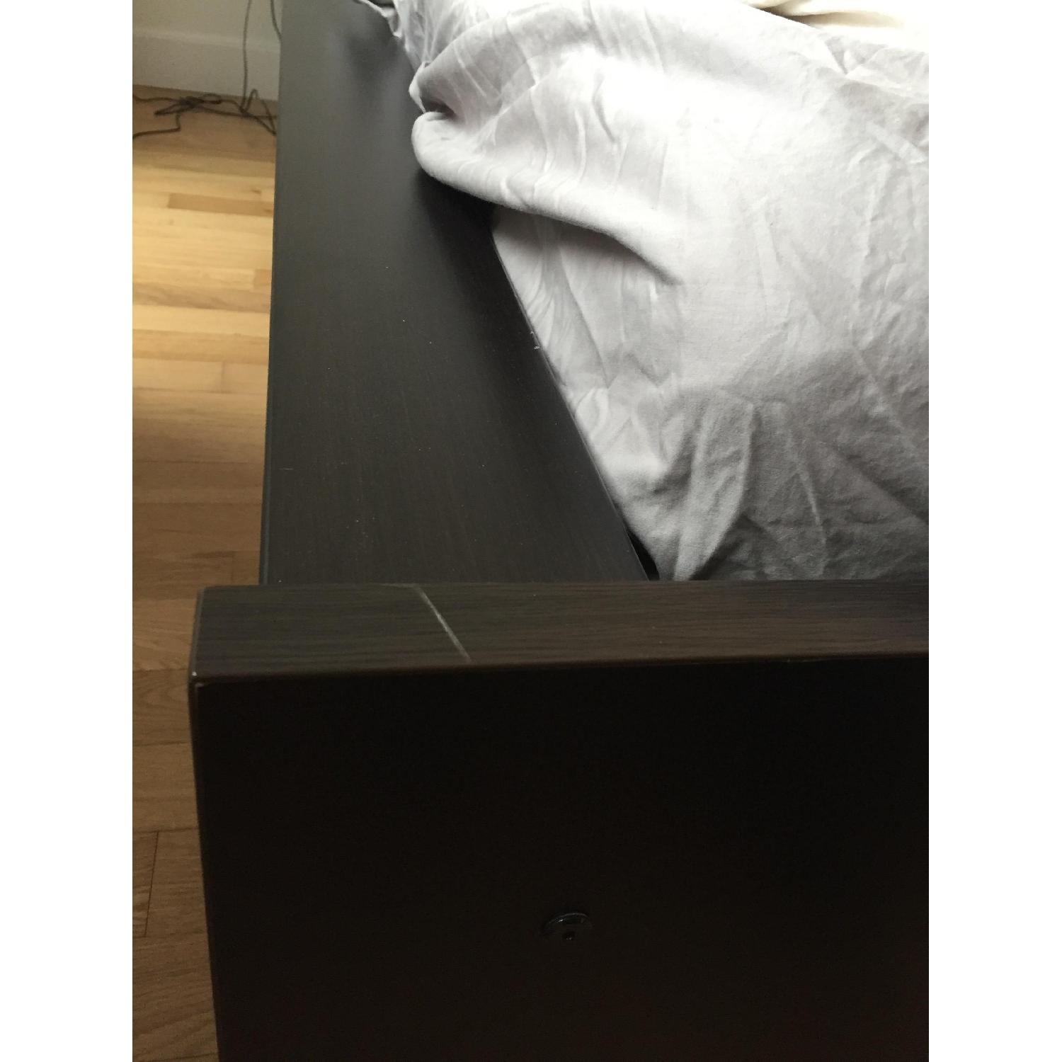 Ikea Hopen Queen Bed Frame in Black-Brown - image-6