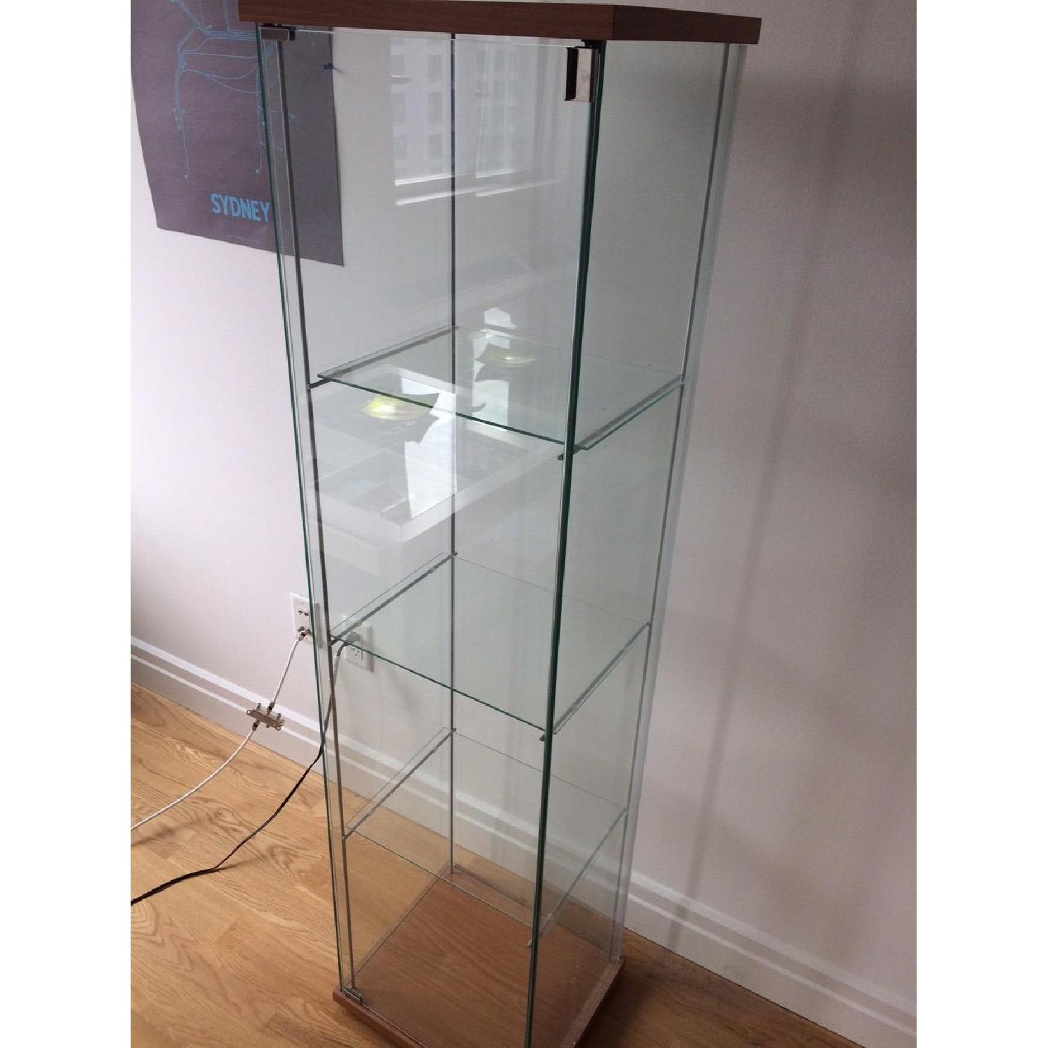 Ikea Glass Door Shelf Cabinet - image-2