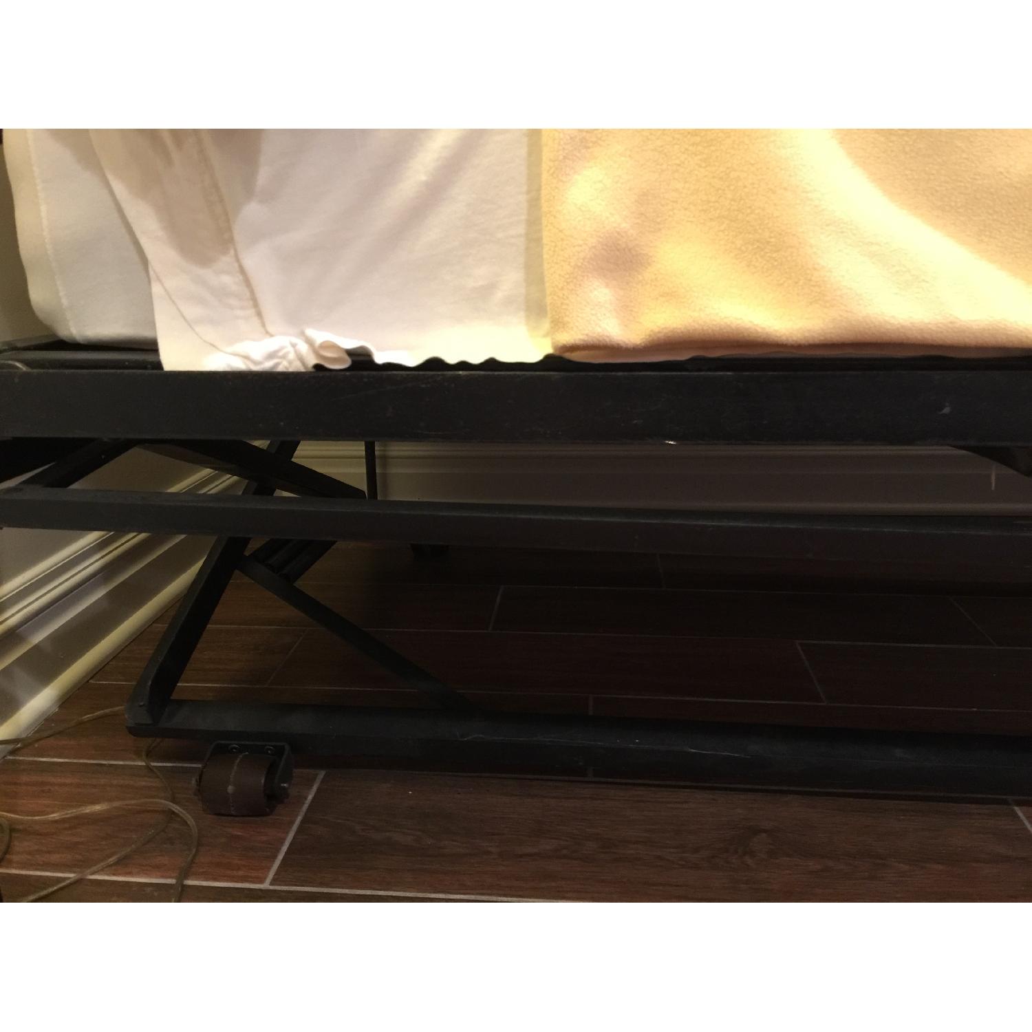 Charles P. Rodgers Wrought Iron Twin Bed with Trundle - image-2