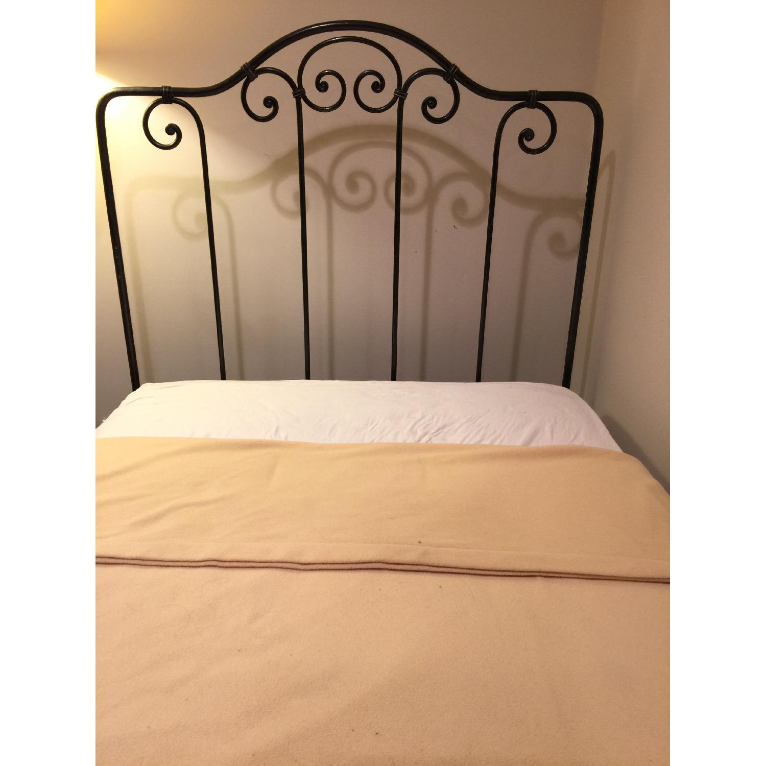 Charles P. Rodgers Wrought Iron Twin Bed with Trundle - image-4