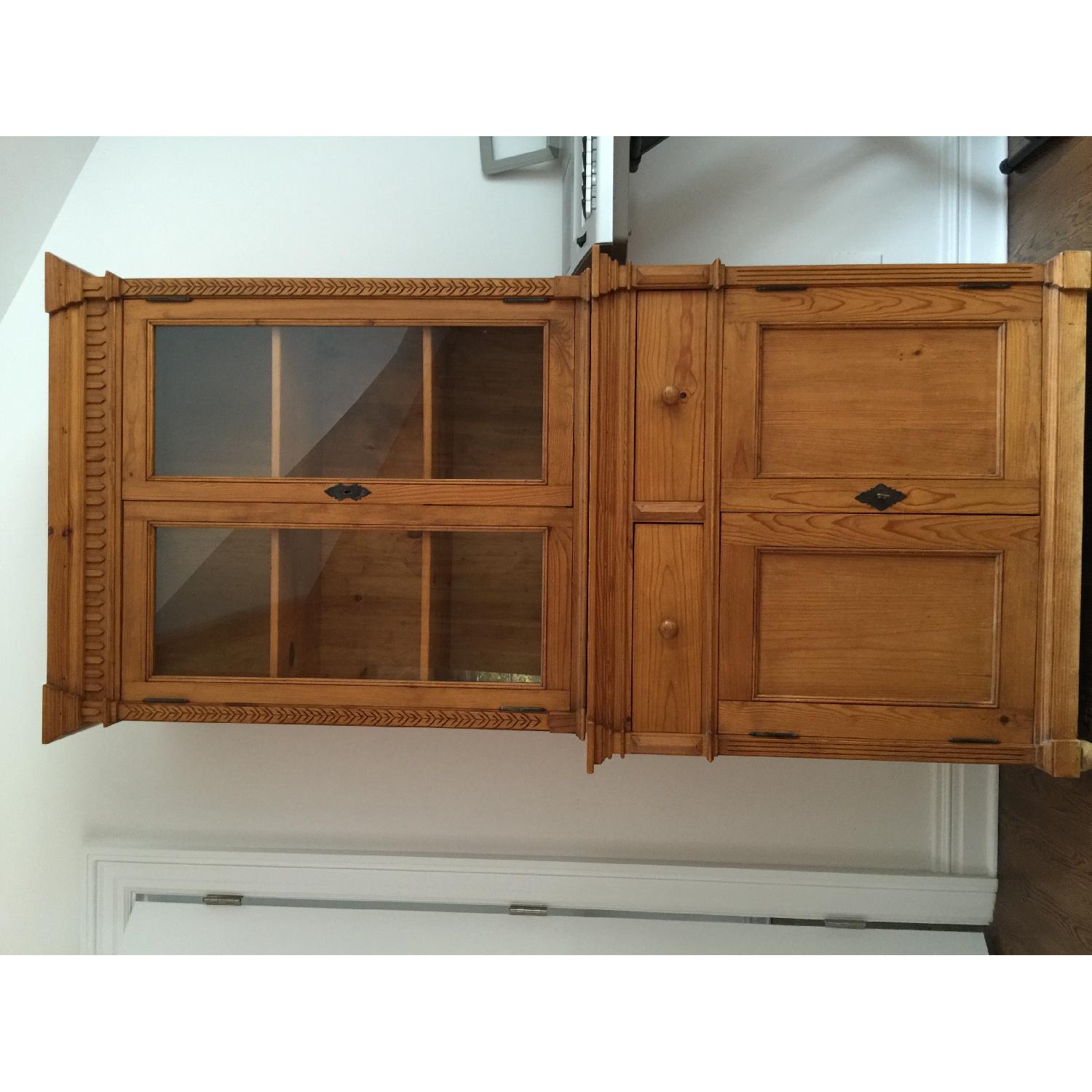 French Pine China Cabinet - image-2