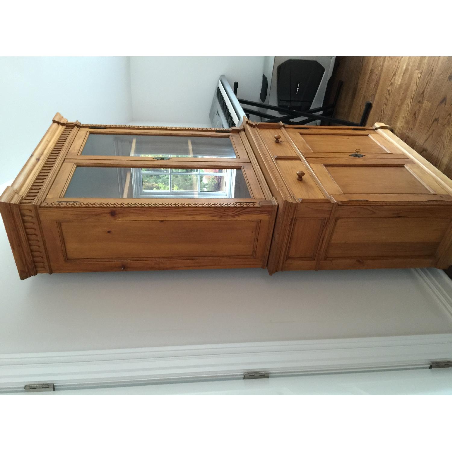 French Pine China Cabinet - image-3