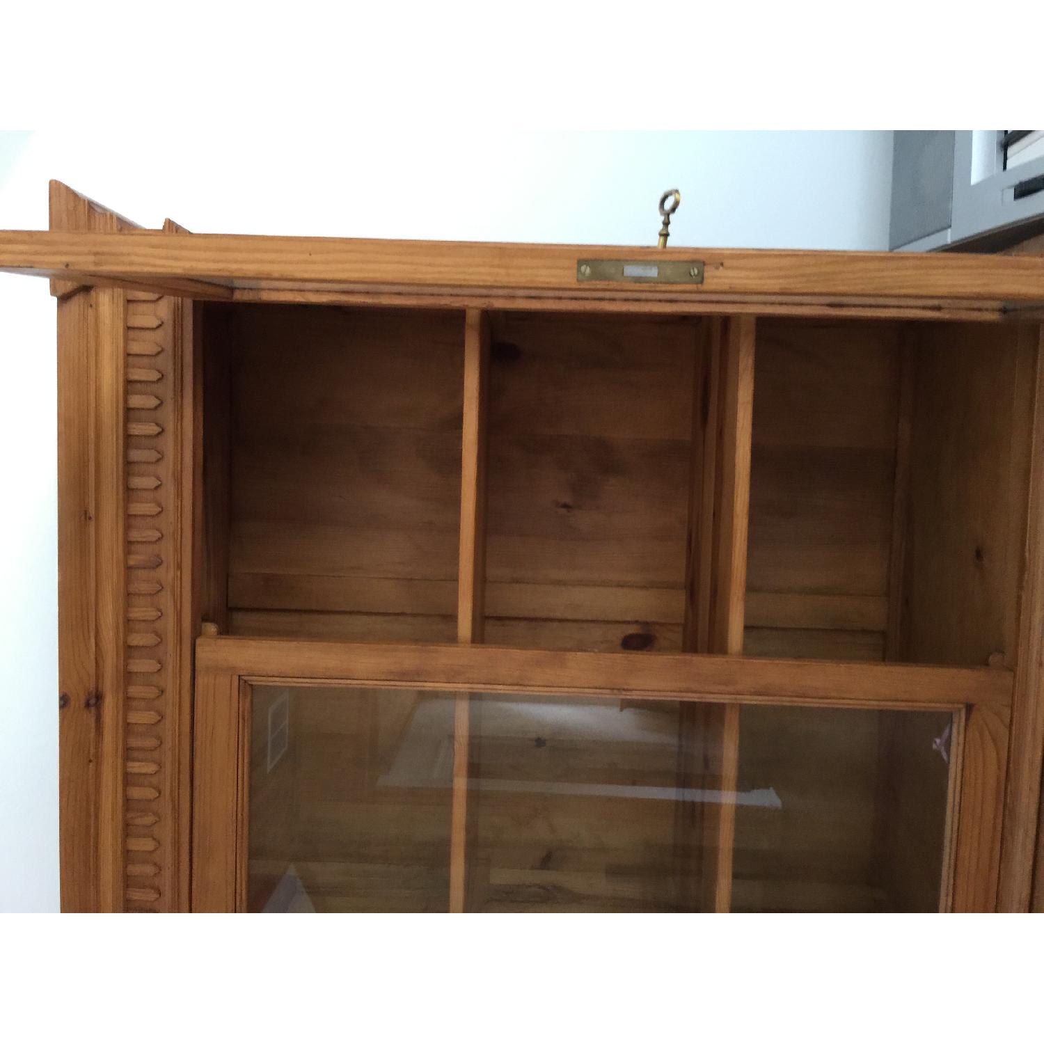 French Pine China Cabinet - image-4