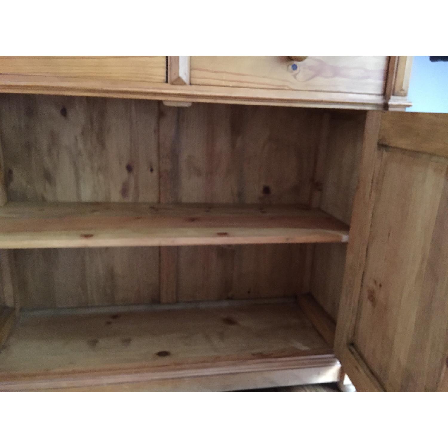 French Pine China Cabinet - image-5