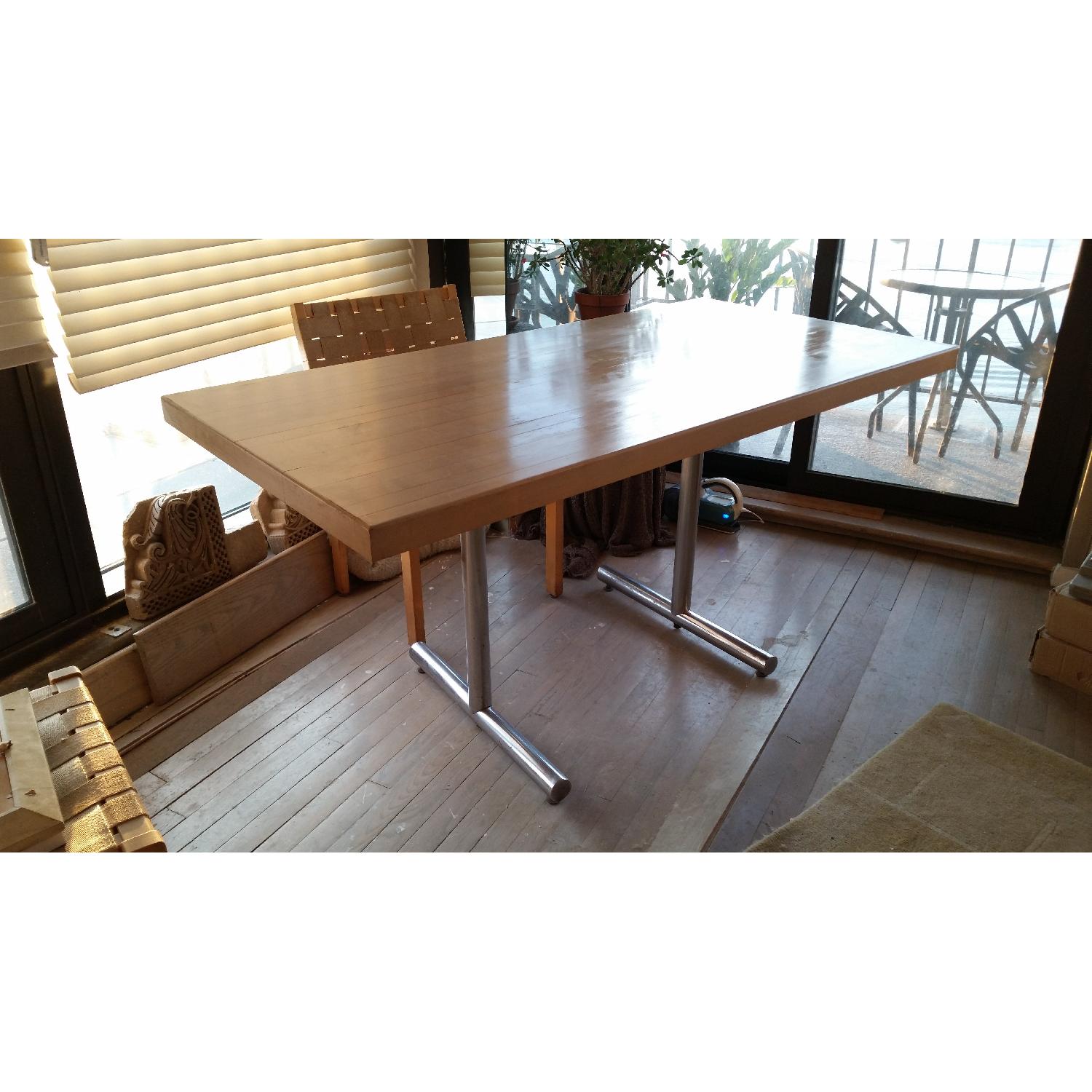 Maple Butcher Block Dining Table - image-1