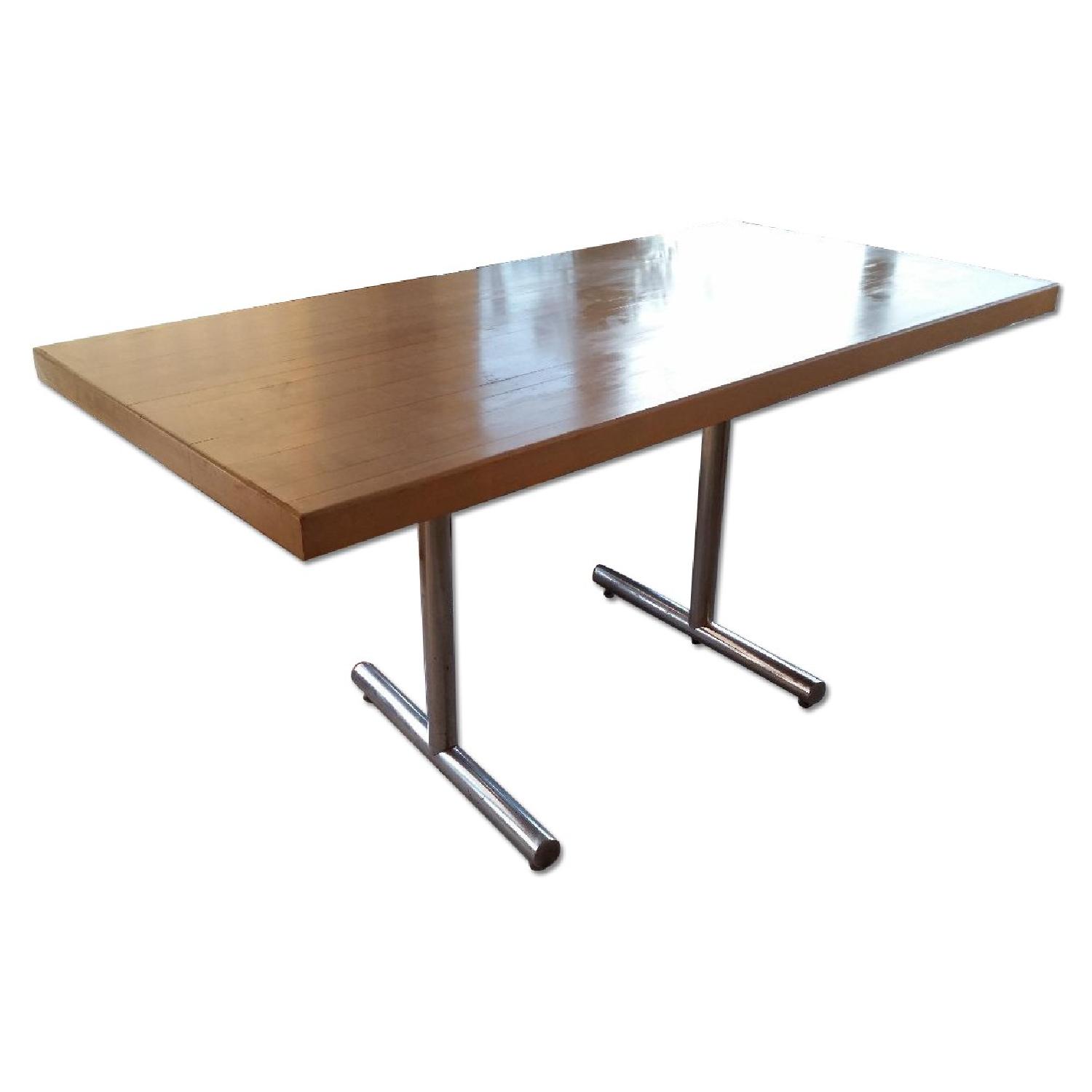 Maple Butcher Block Dining Table - image-0