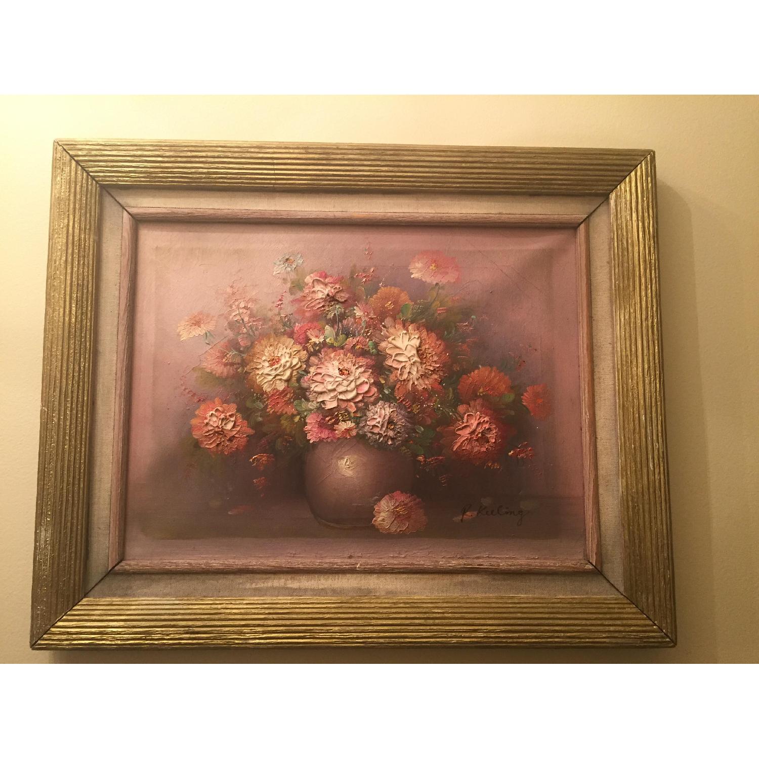 P. Keeling Original Impasto Oil Painting - image-2