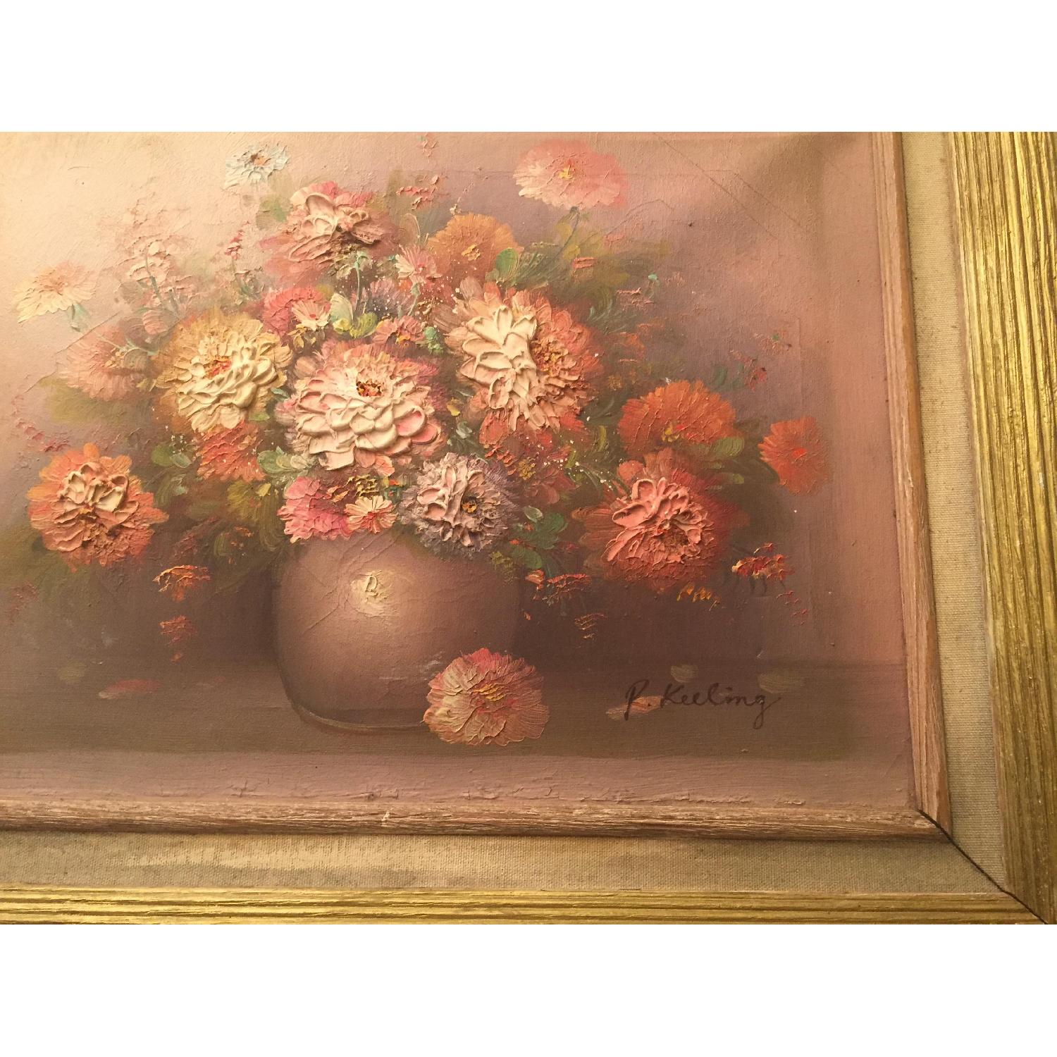 P. Keeling Original Impasto Oil Painting - image-3